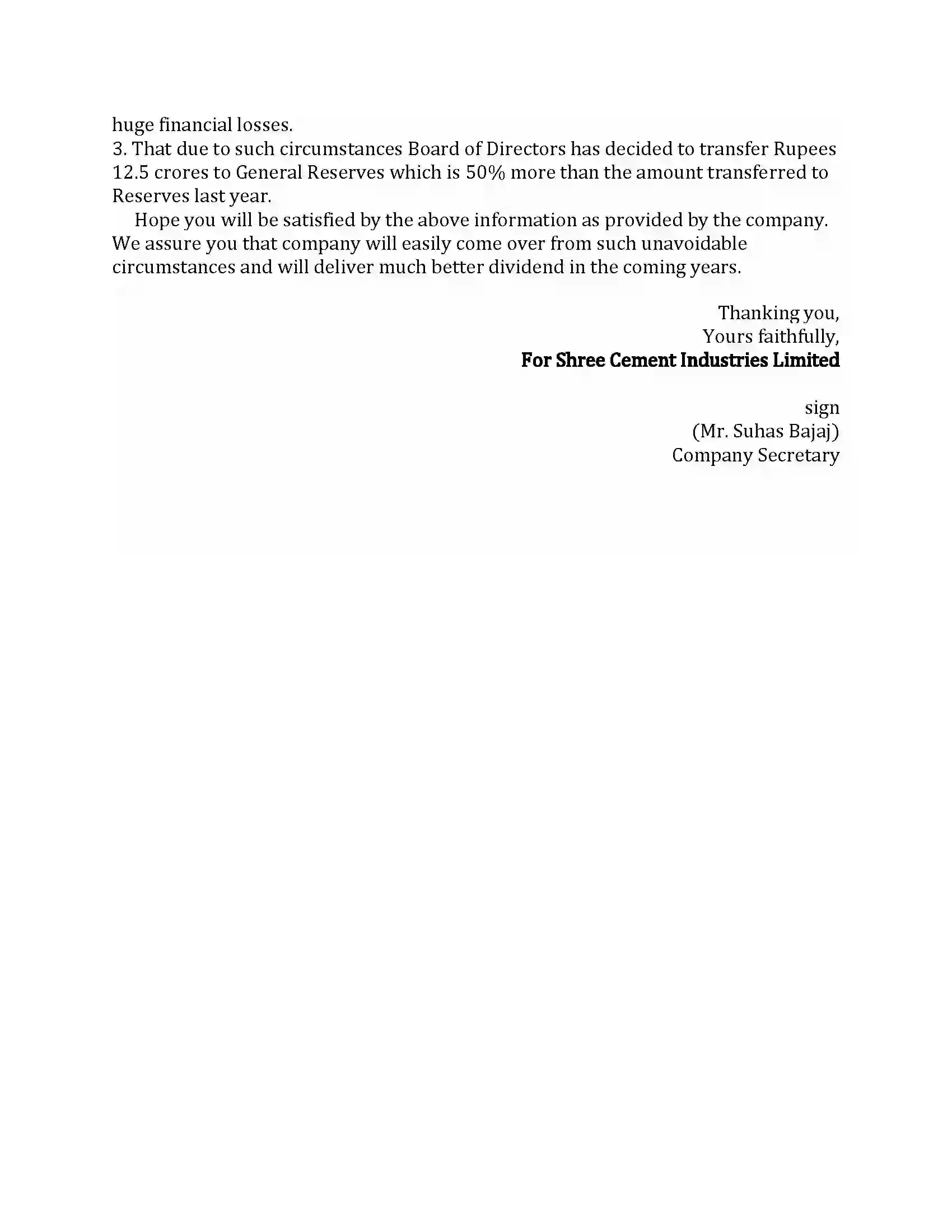 Maharashtra Board Class 12th Secretarial Practice Correspondence with Members Revision Note 17