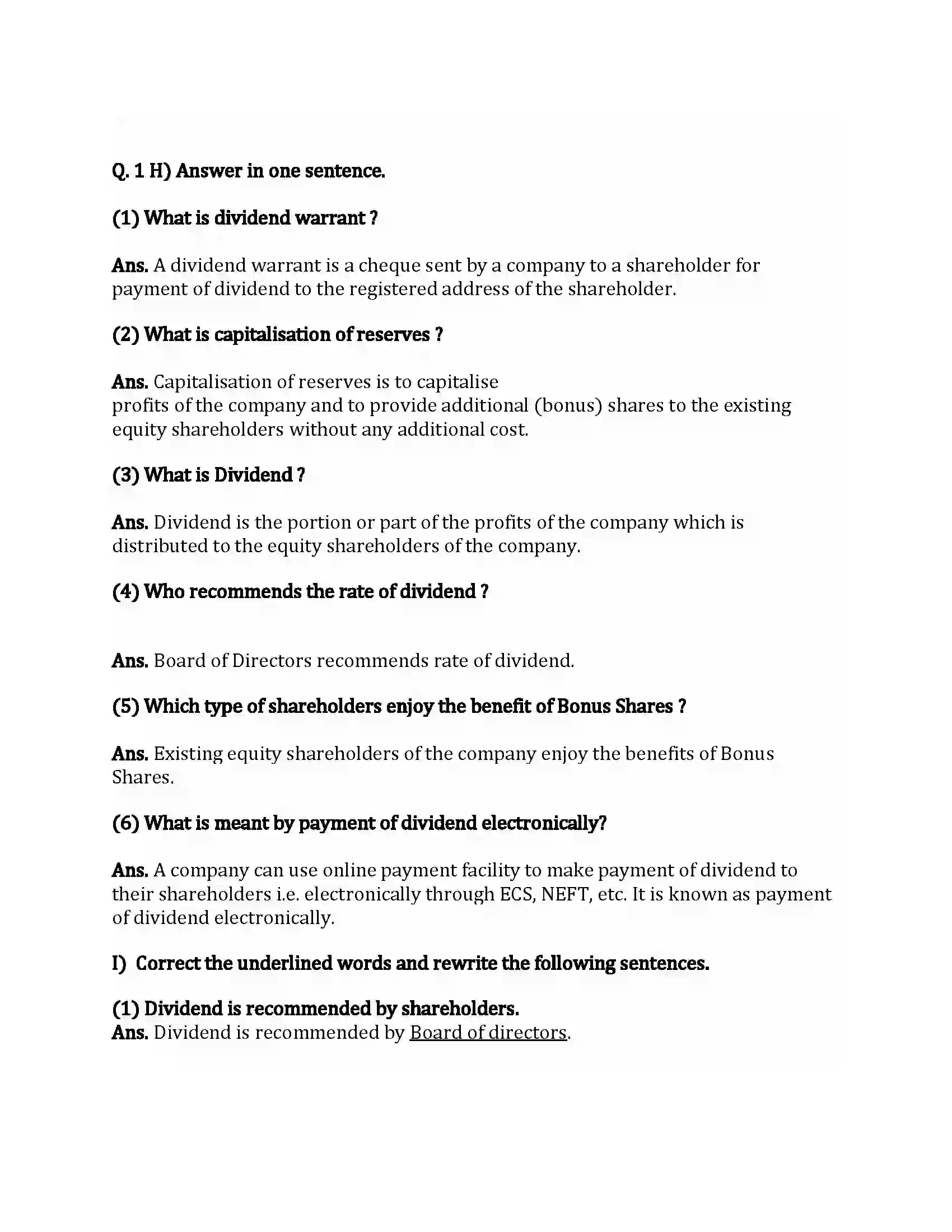 Maharashtra Board Class 12th Secretarial Practice Correspondence with Members Revision Note 5