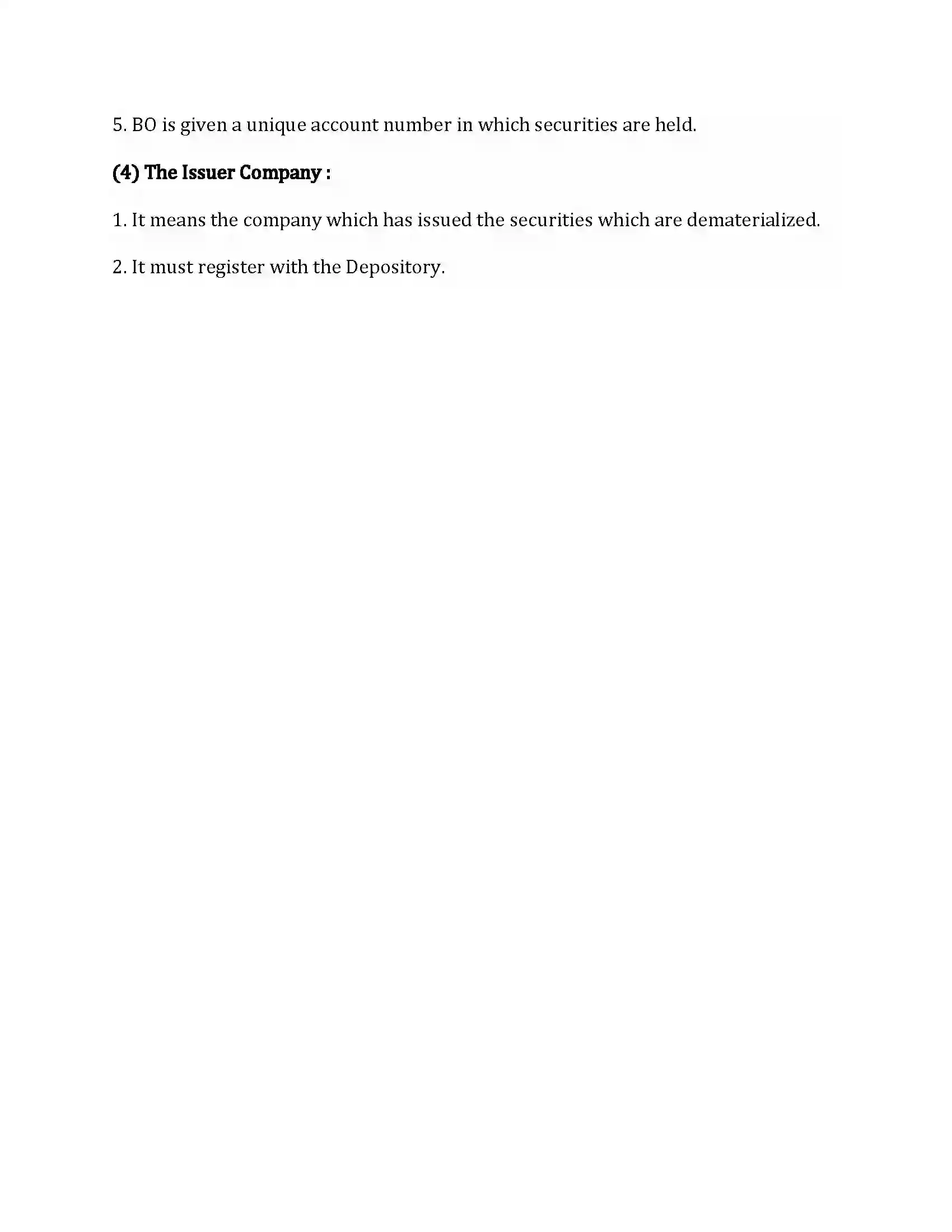 Maharashtra Board Class 12th Secretarial Practice Depository System Revision Note 24