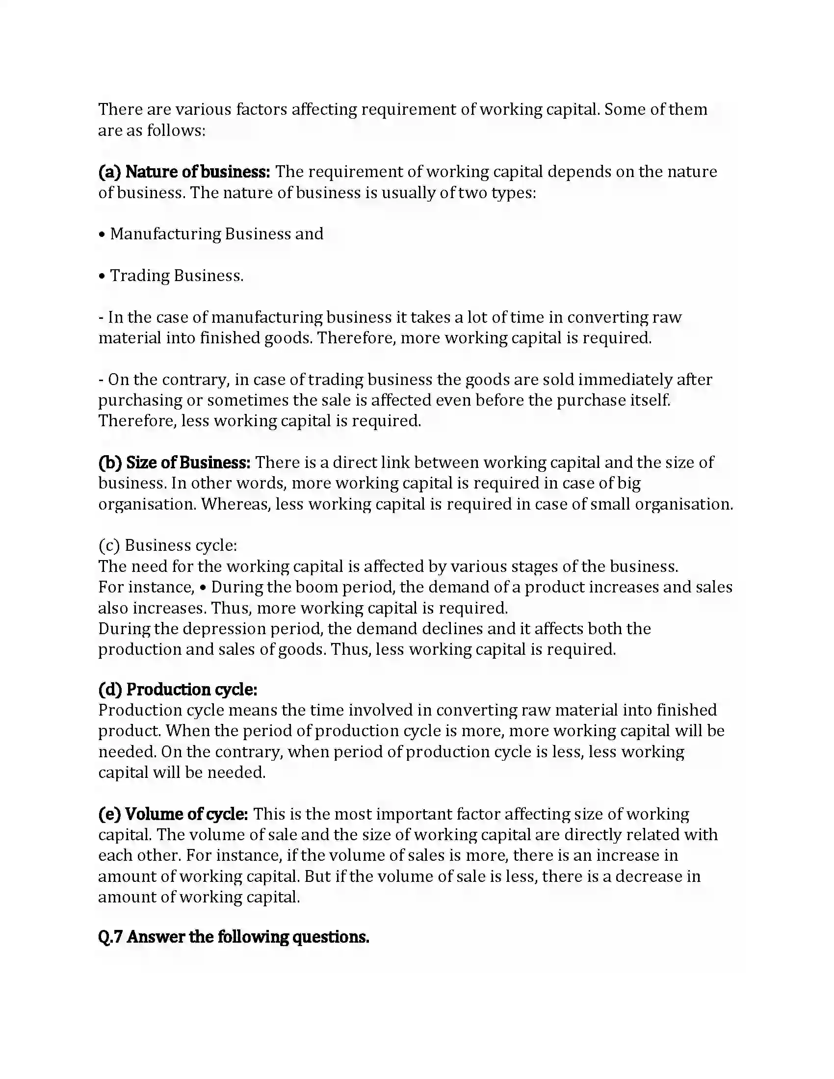 Maharashtra Board Class 12th Secretarial Practice Introduction to Corporate Finance Revision Note 11