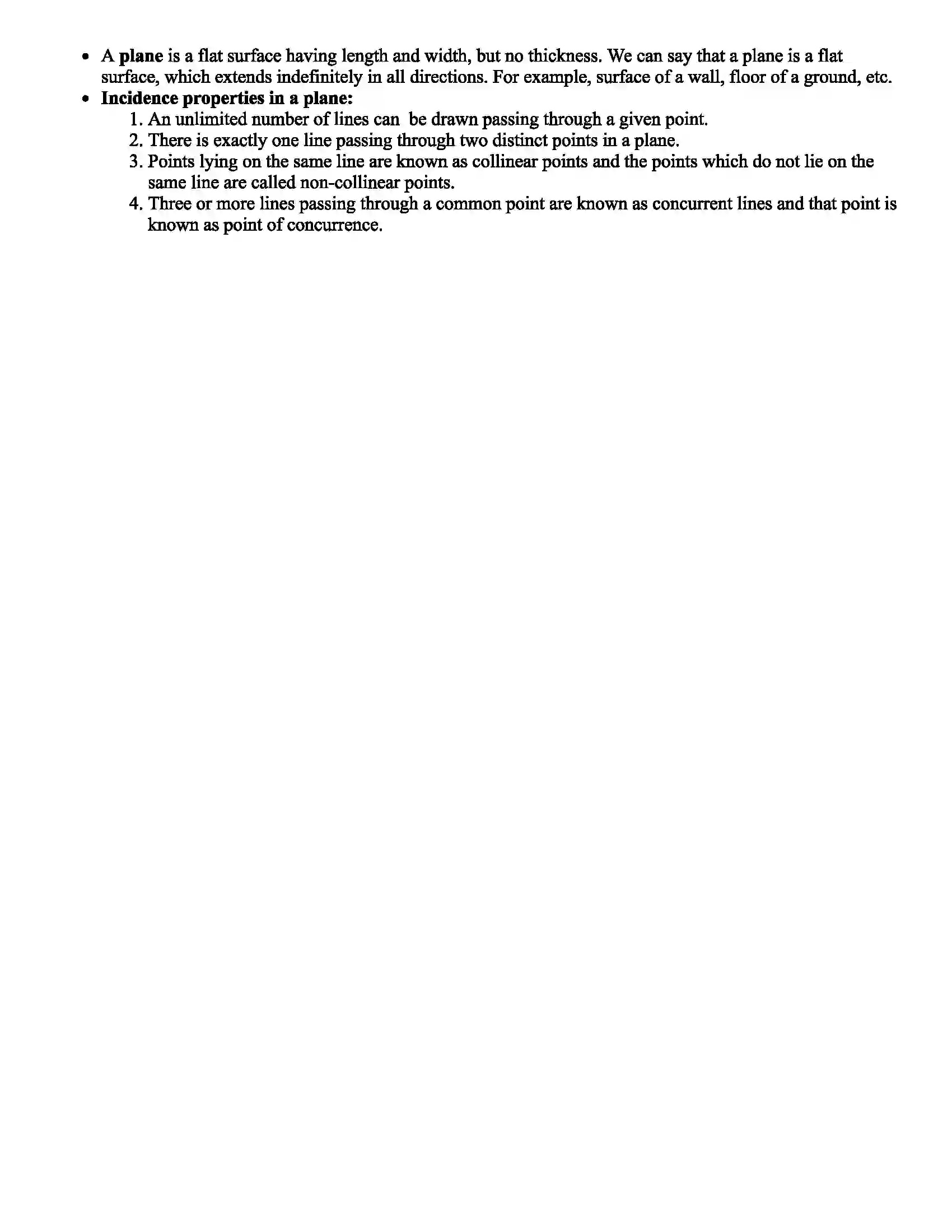 Maharashtra Board Class 6th Mathematics Basic Concepts in Geometry Revision Note 2