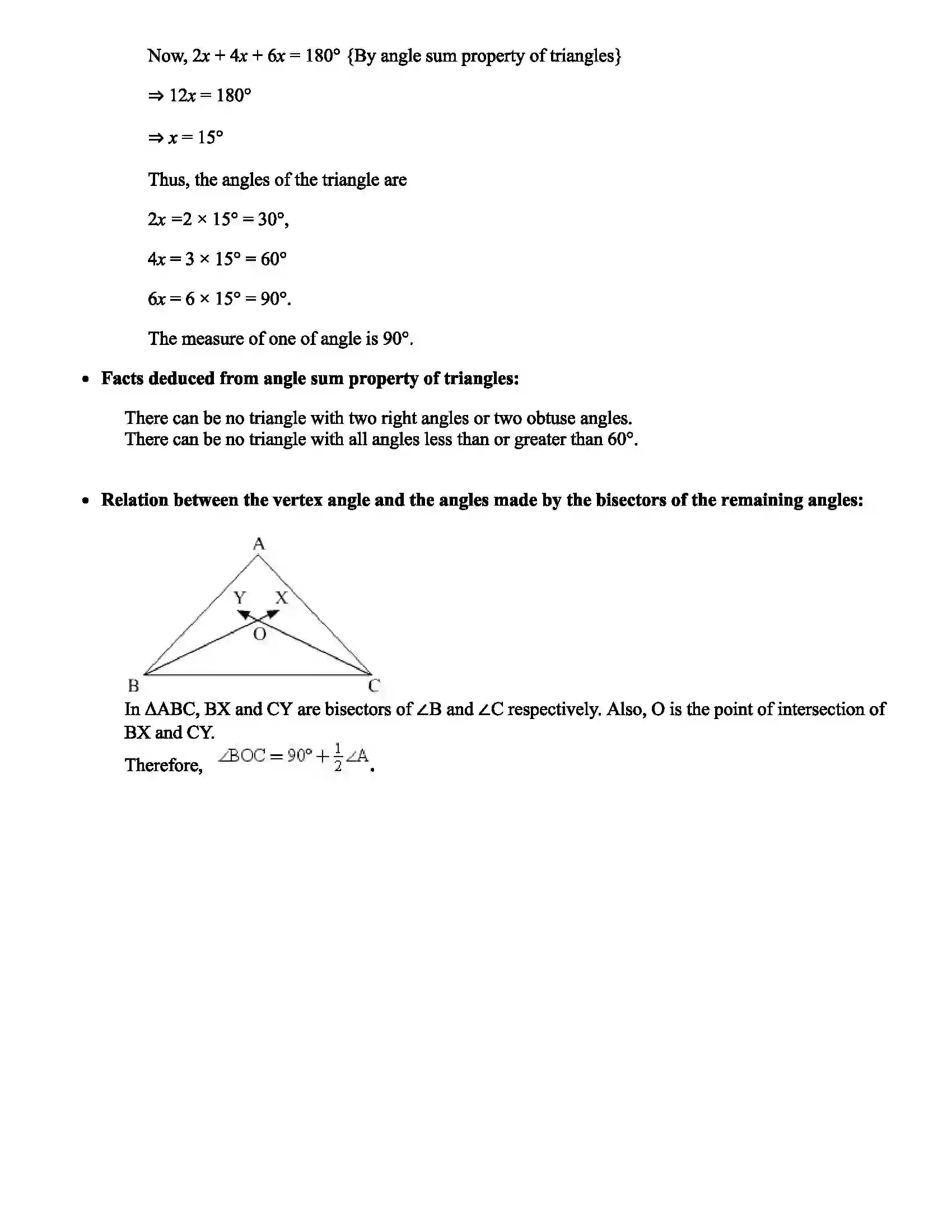 Maharashtra Board Class 6th Mathematics Triangles and their Properties Revision Note 2