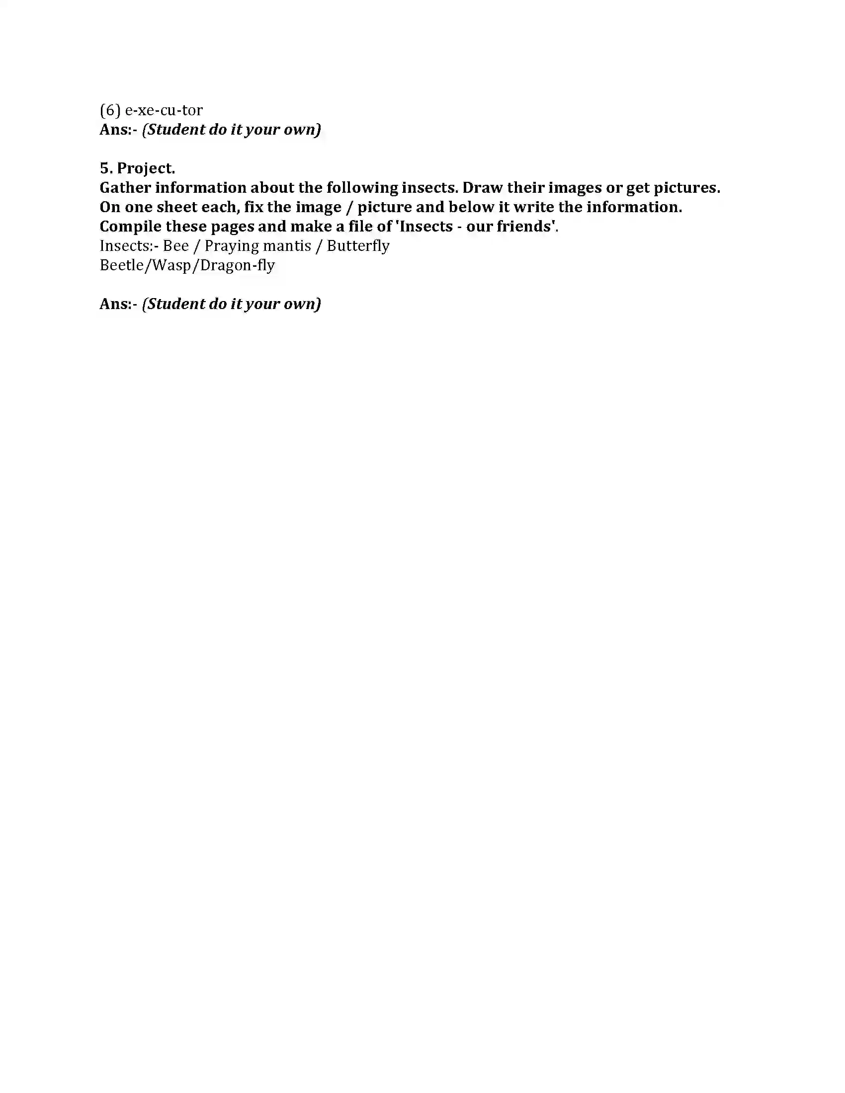 Maharashtra Board Class 8th English Bal Bharti 4.3 The Bees Warning up Revision Note 4