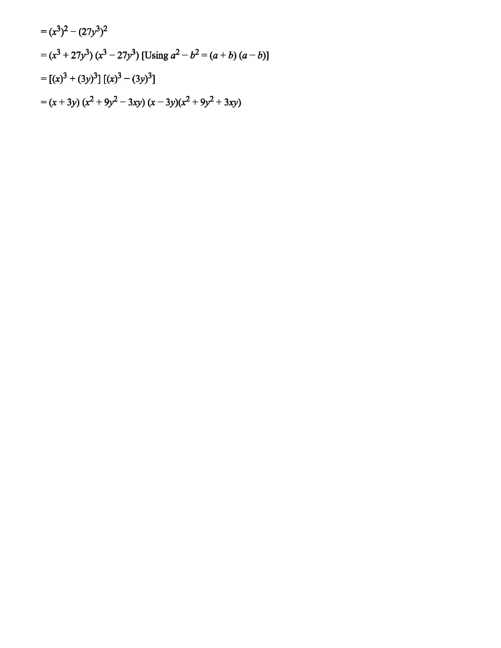 Maharashtra Board Class 8th Mathematics Factorisation of Algebraic expressions Revision Note 2