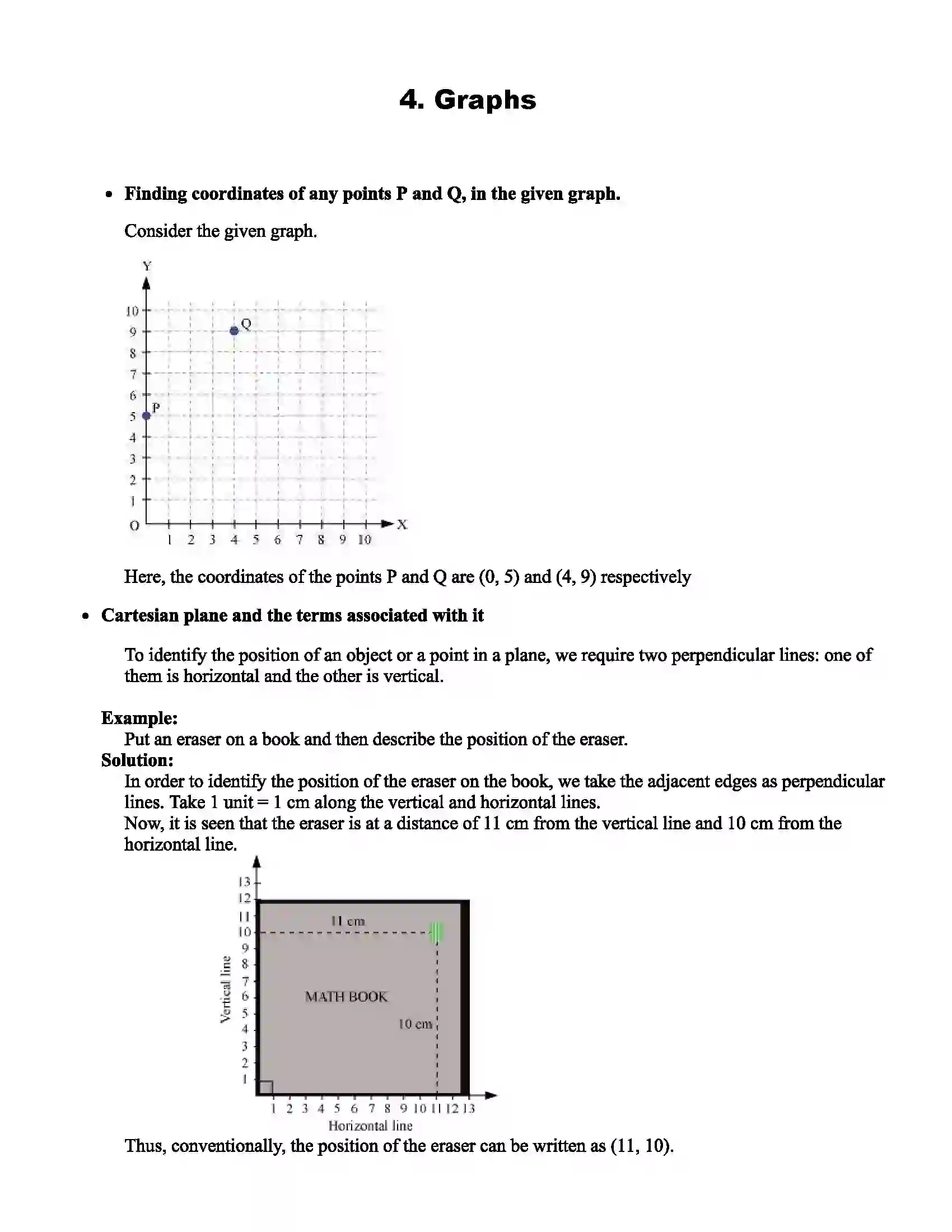 Maharashtra Board Class 9th Mathematics Graphs Revision Note 1