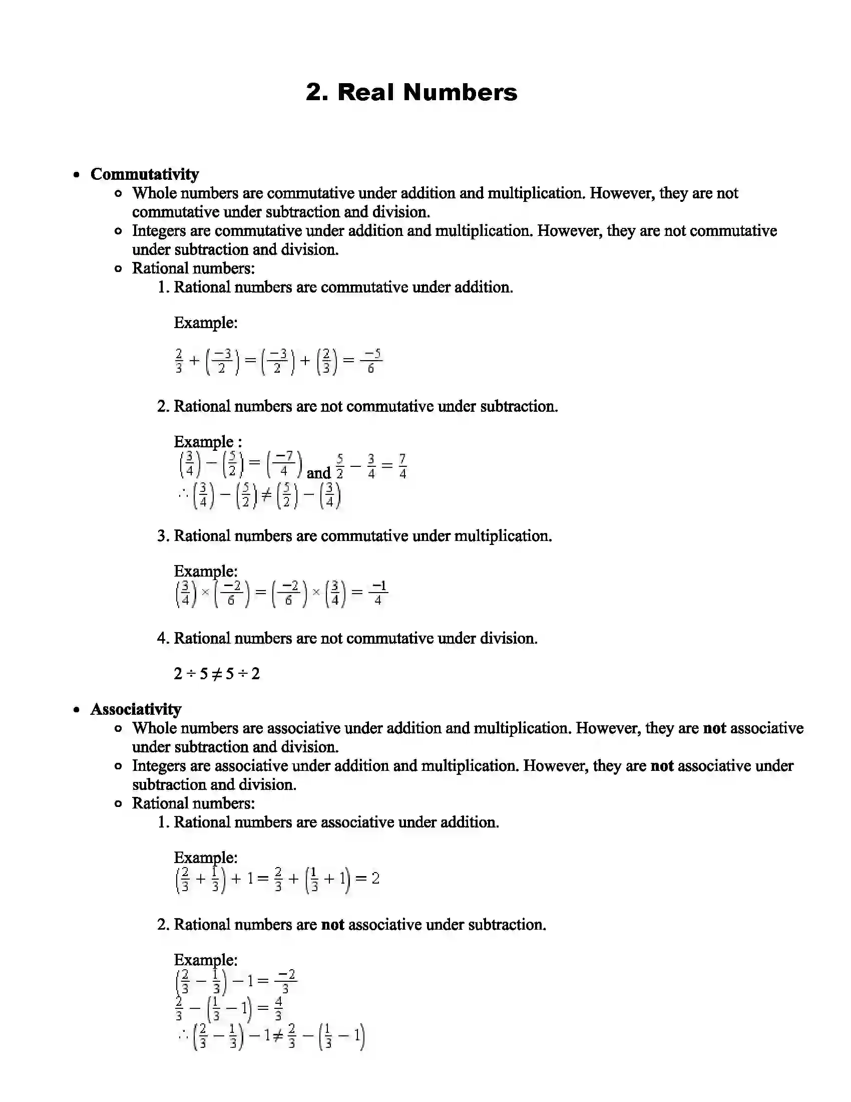 Maharashtra Board Class 9th Mathematics Real Numbers Revision Note 1