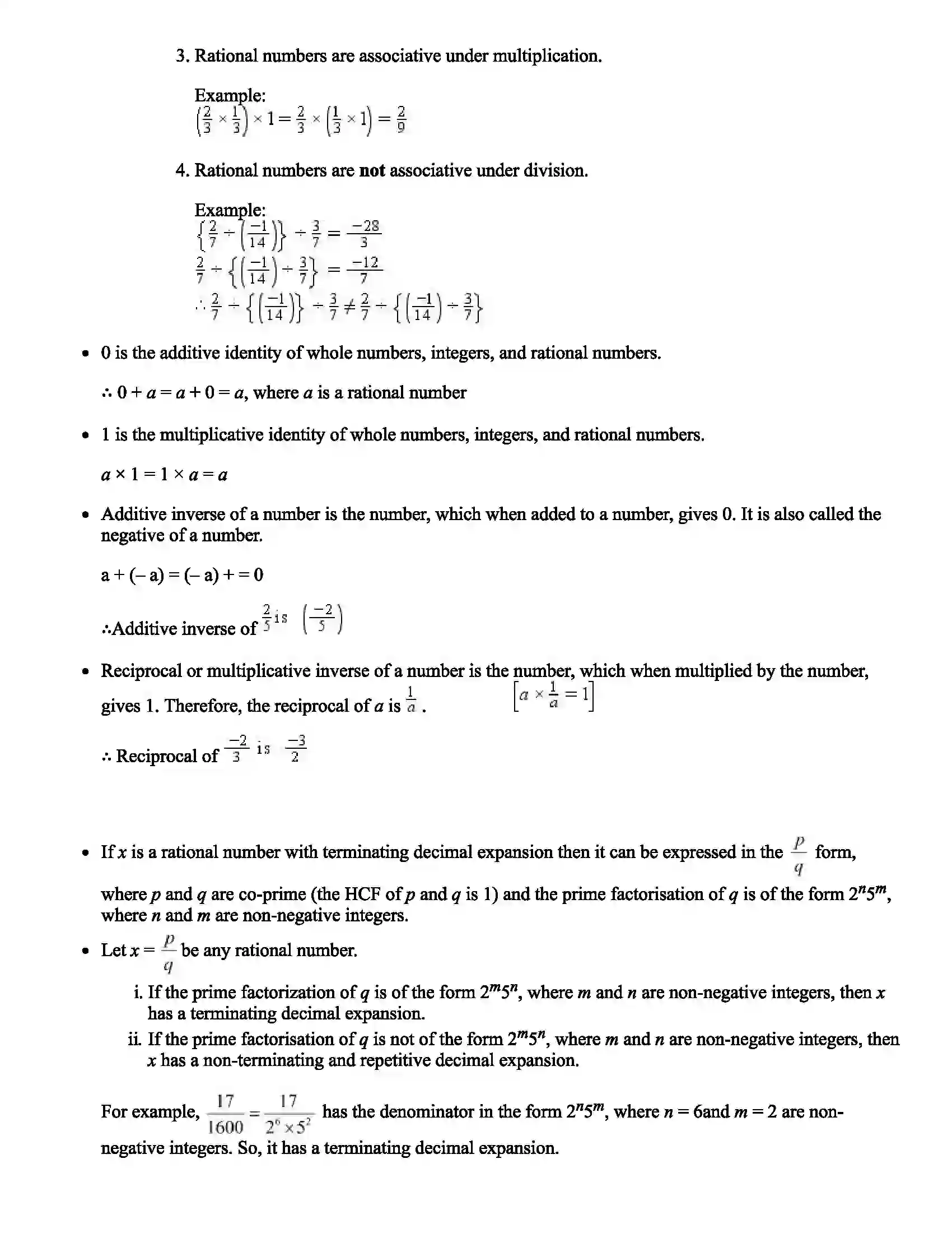 Maharashtra Board Class 9th Mathematics Real Numbers Revision Note 2