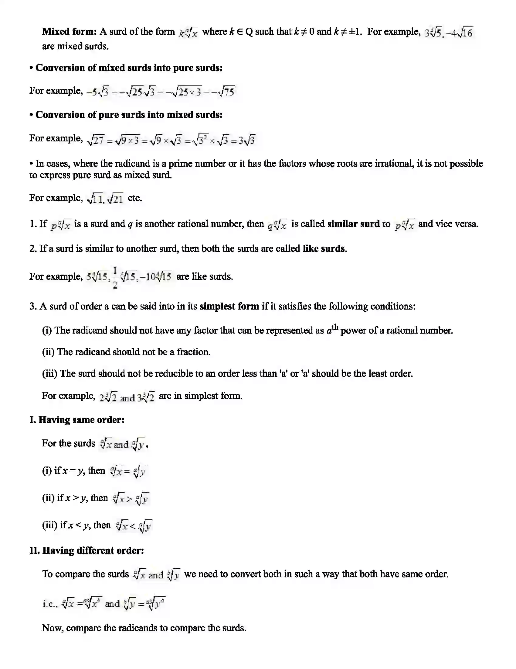 Maharashtra Board Class 9th Mathematics Real Numbers Revision Note 6