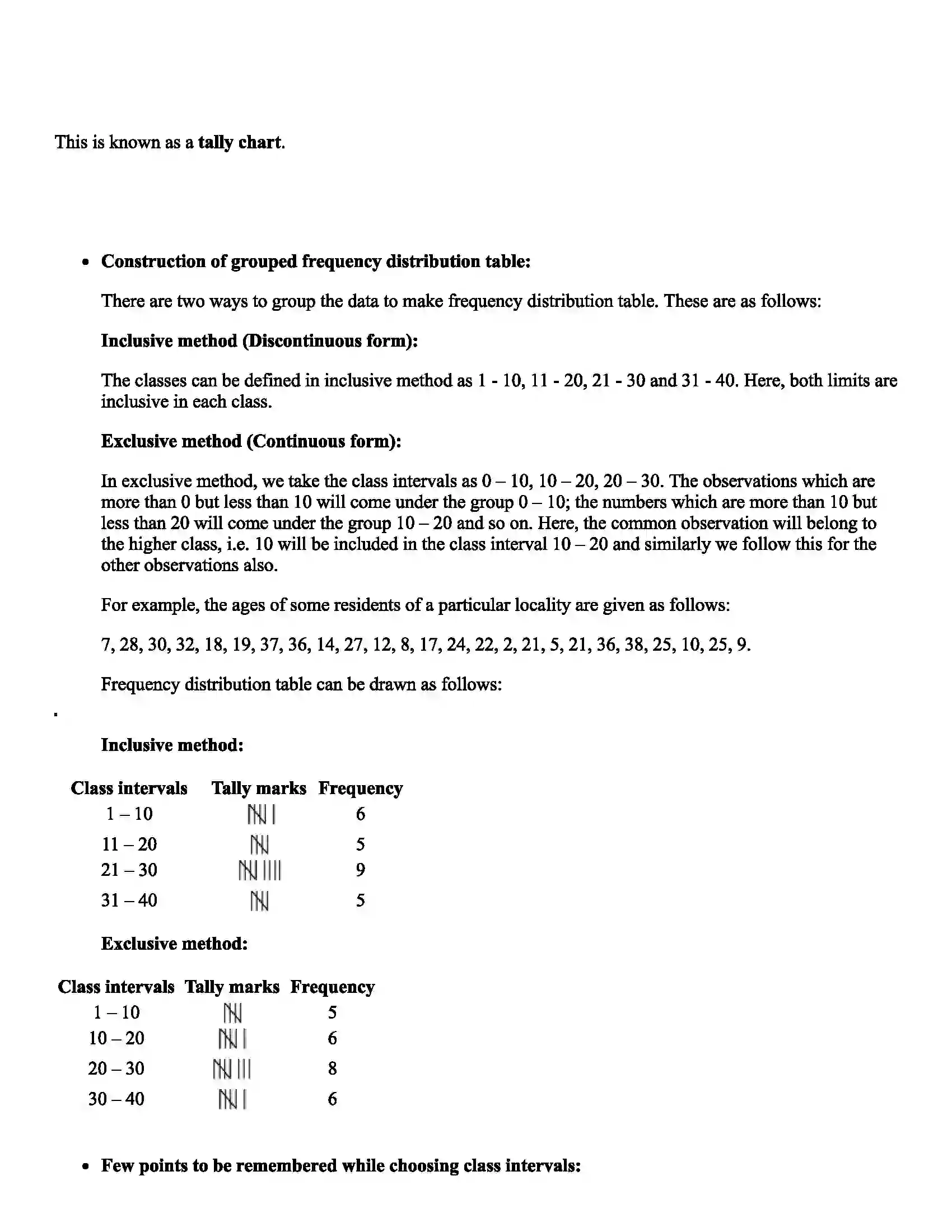 Maharashtra Board Class 9th Mathematics Statistics Revision Note 5