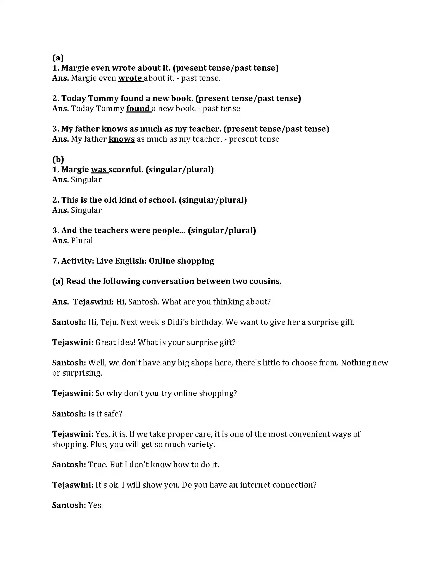 Maharashtra Board Class 9th My English Course Book 1.2 The Fun They Had Revision Note 5