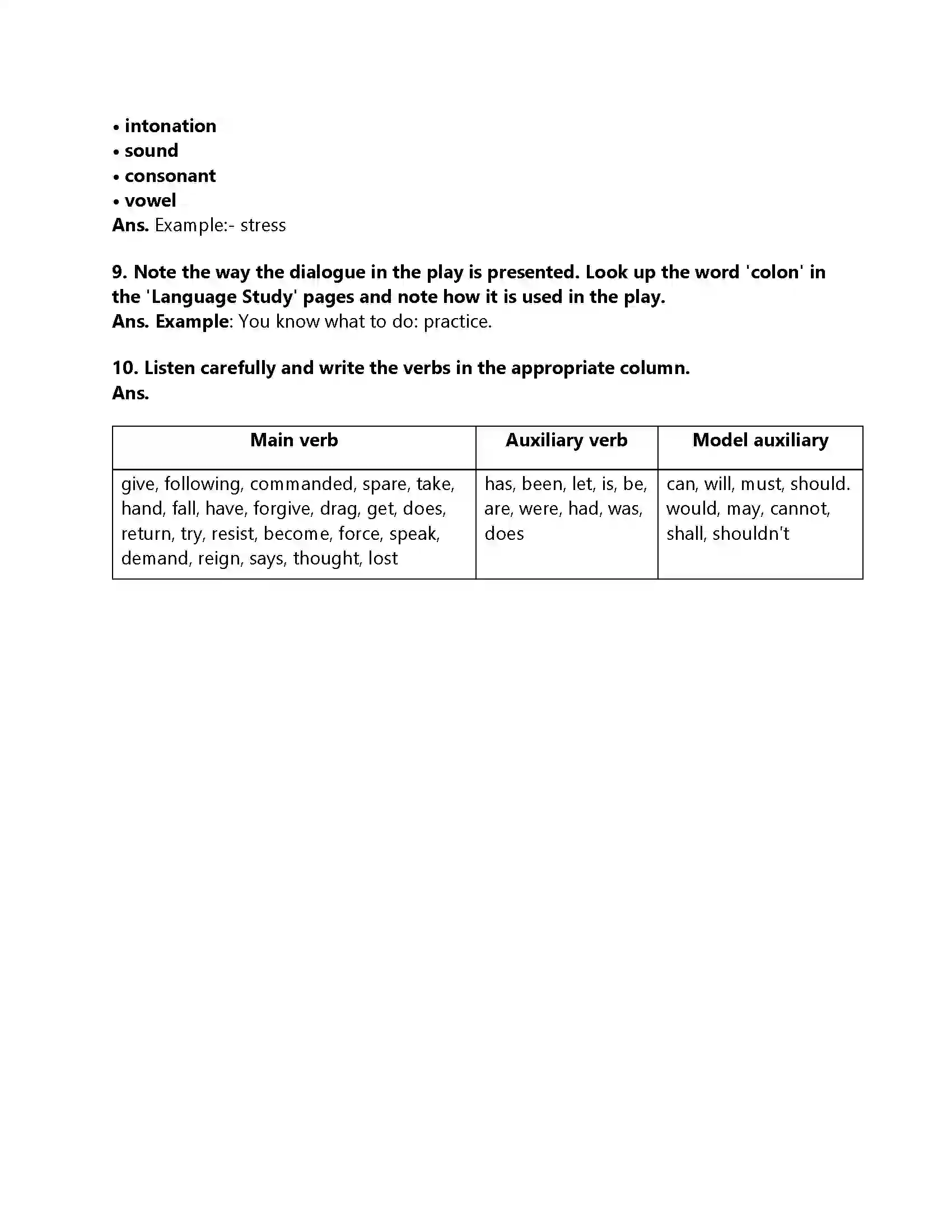 Maharashtra Board Class 9th My English Course Book 2.5 A Play Revision Note 7