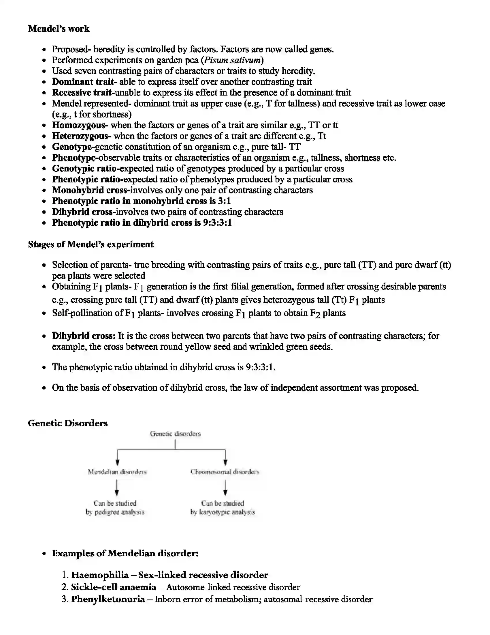 Maharashtra Board Class 9th Science Heredity and Variation Revision Note 2