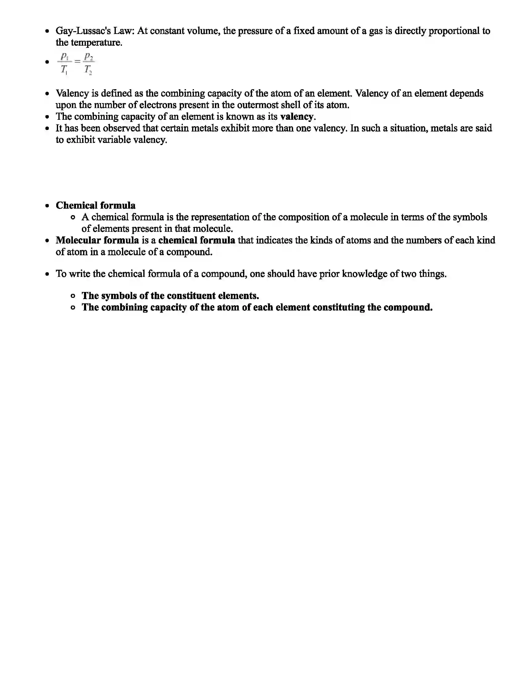 Maharashtra Board Class 9th Science Measurement of Matter Revision Note 3