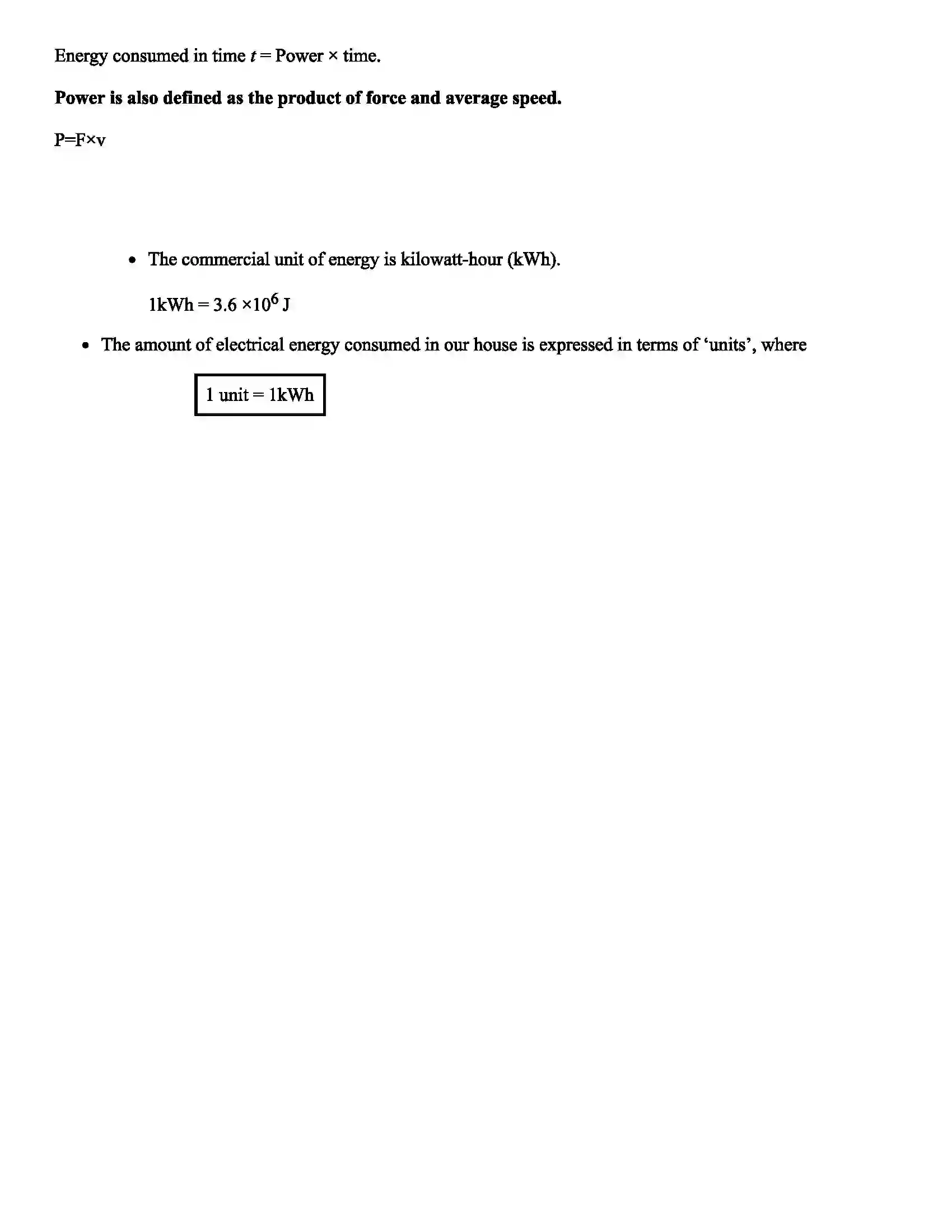 Maharashtra Board Class 9th Science Work and Energy Revision Note 3