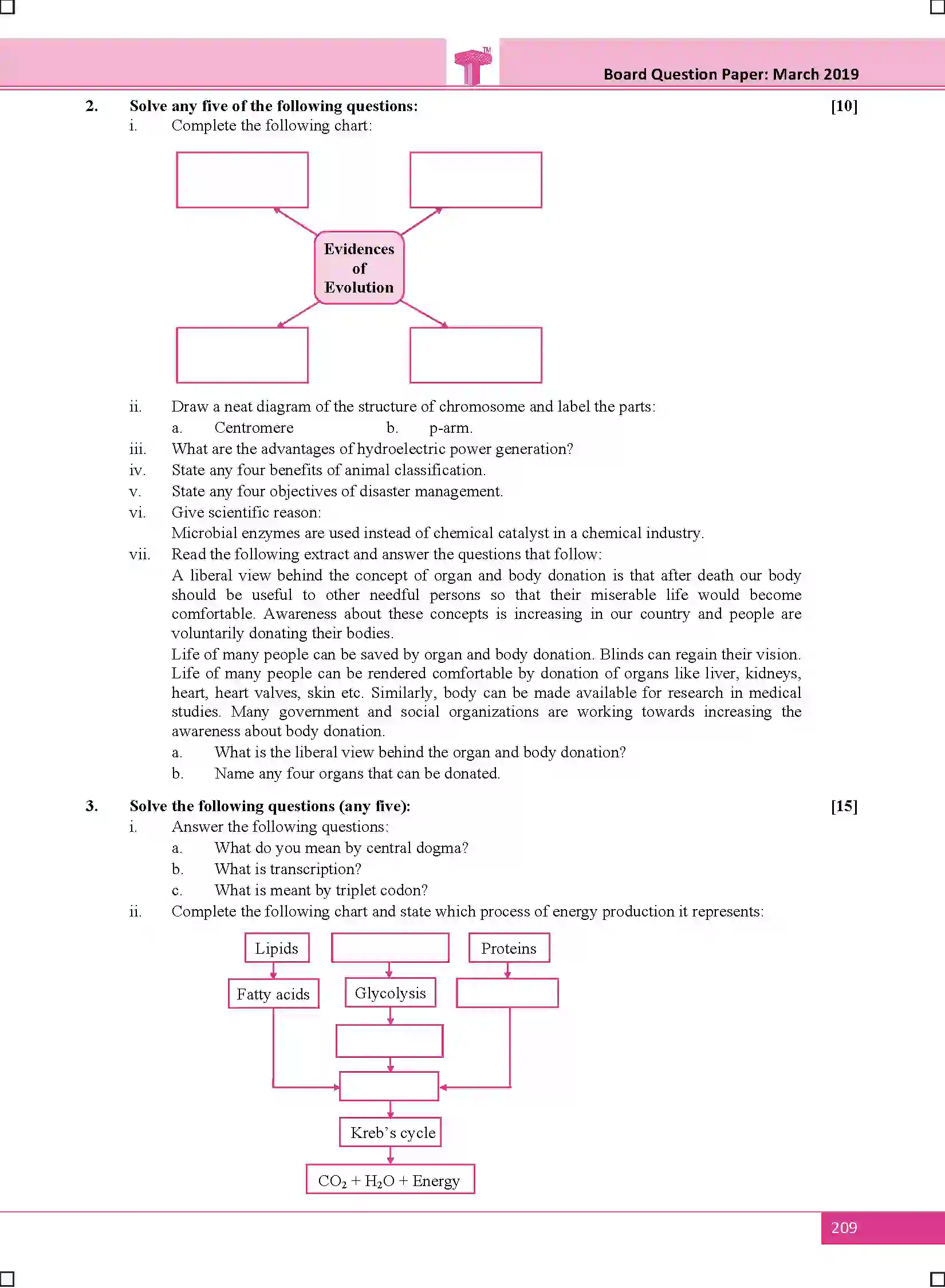 Maharashtra Board Class 10th 2025 Science Part 2 Sample Paper 2