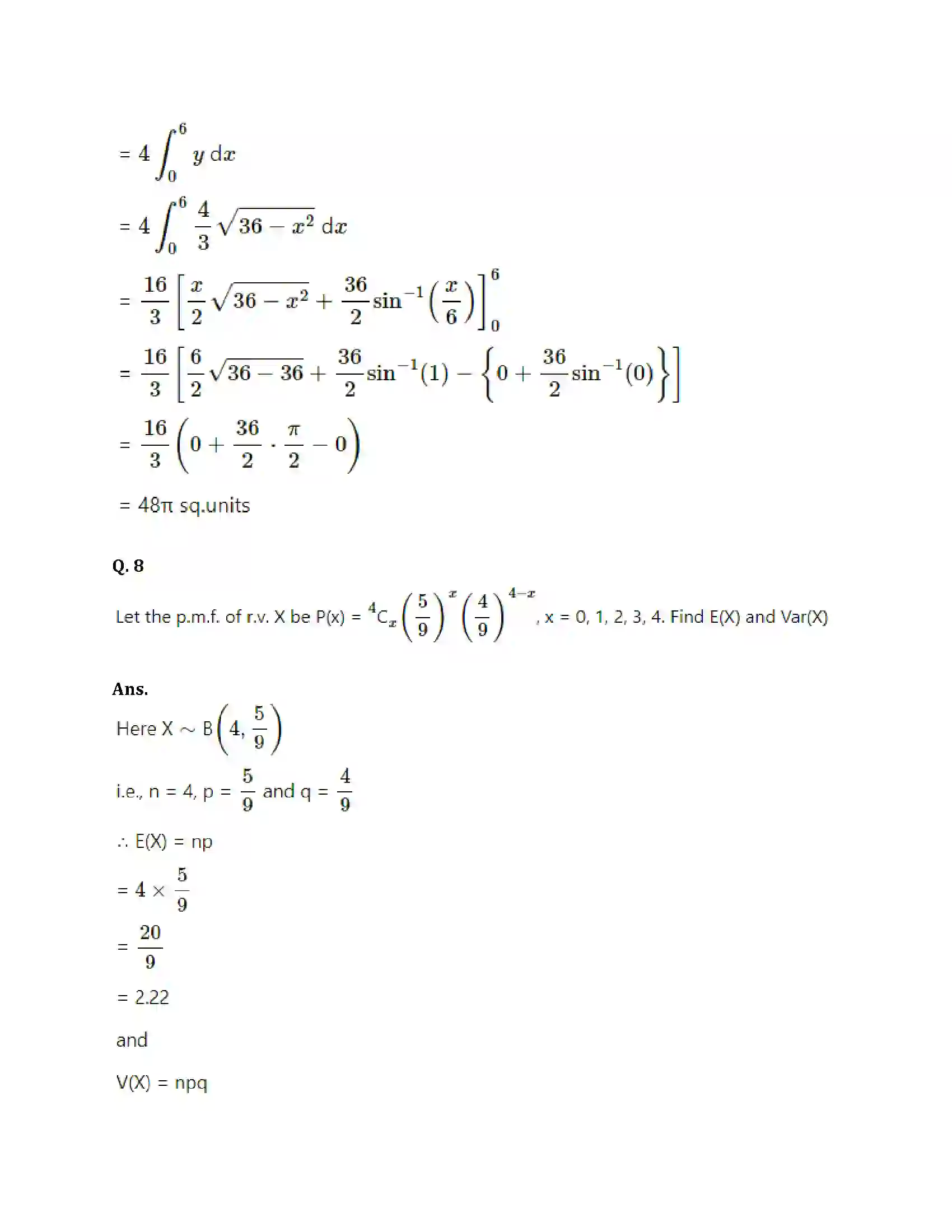 Maharashtra Board Class 12th 2021 Maths Sample Paper 10