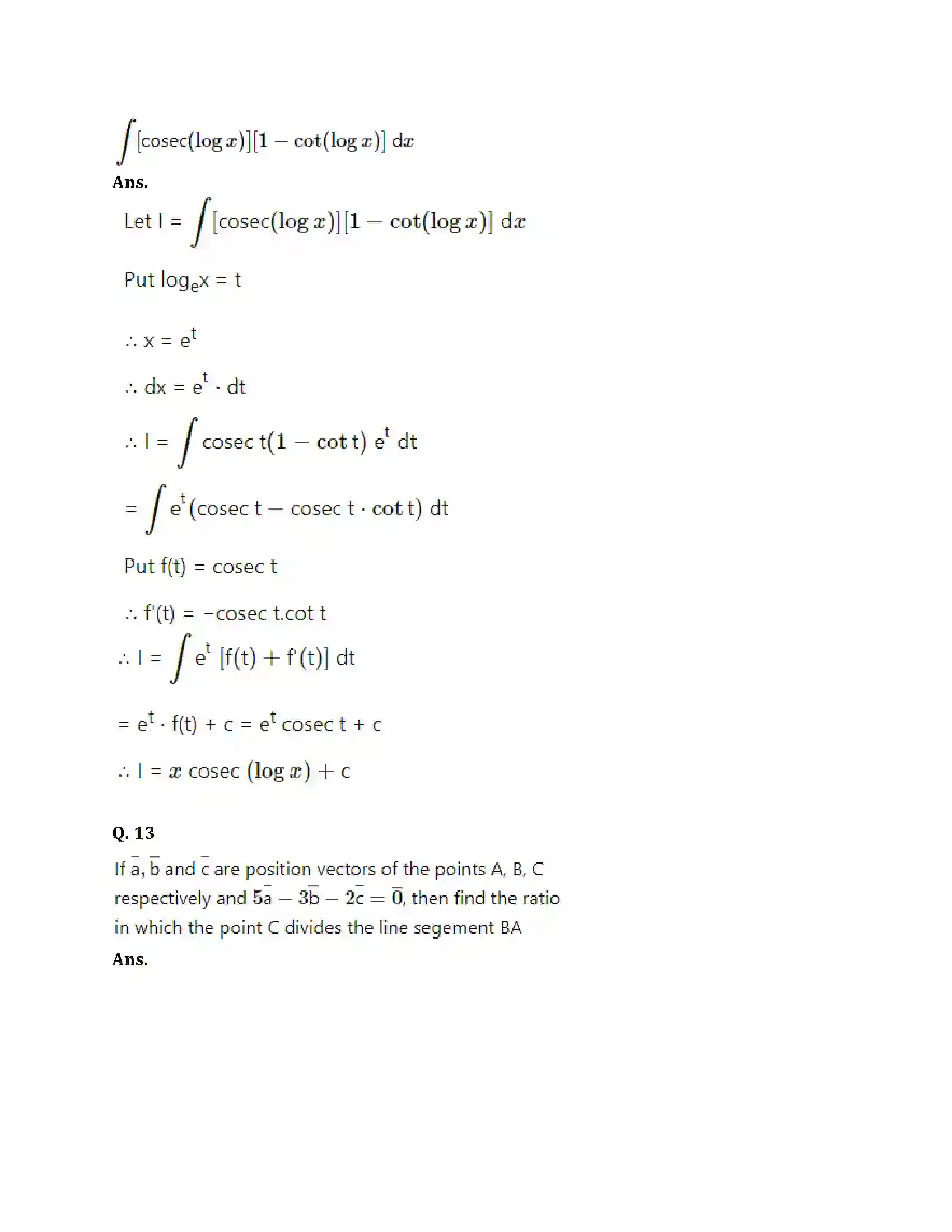 Maharashtra Board Class 12th 2021 Maths Sample Paper 14
