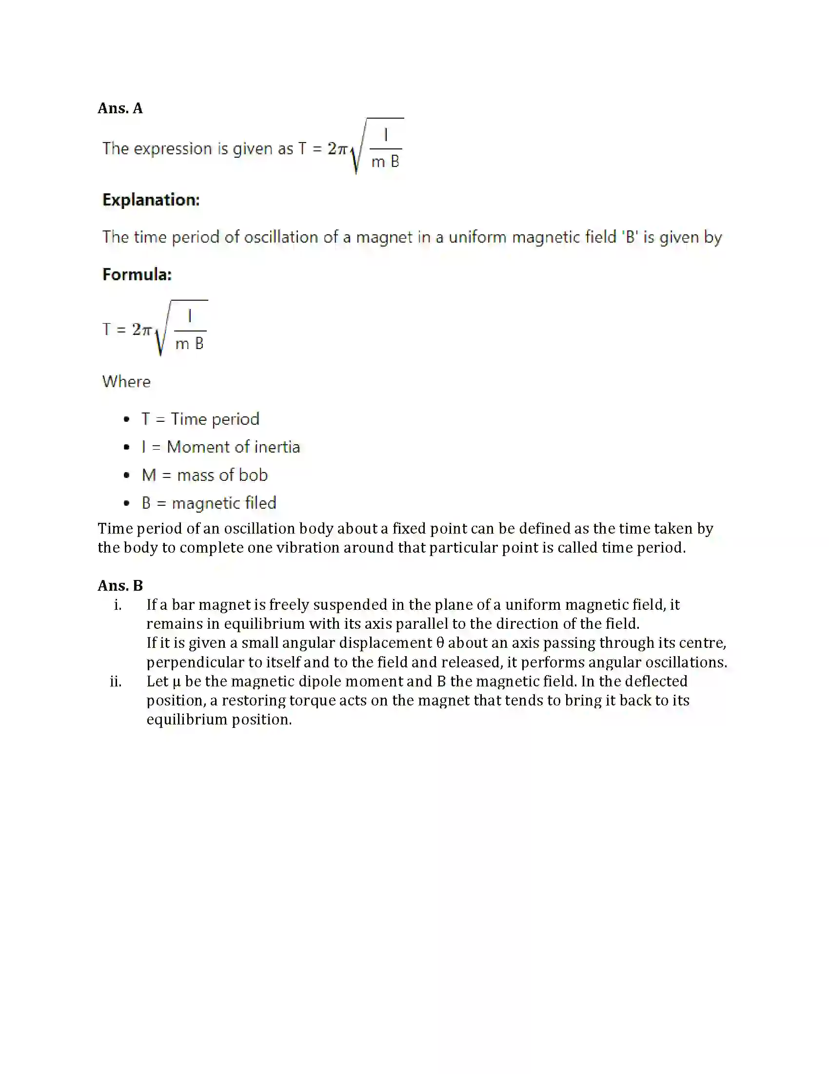 Maharashtra Board Class 12th 2021 Physics Sample Paper 11