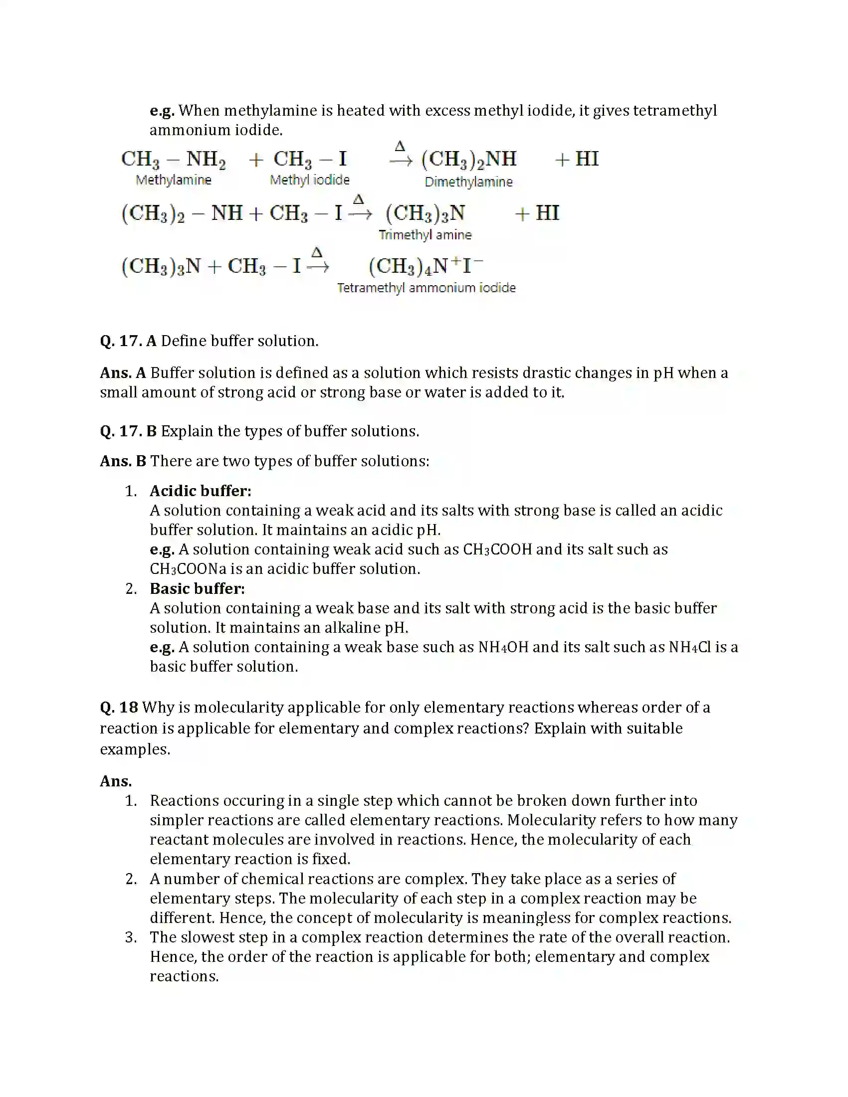 Maharashtra Board Class 12th 2021 Chemistry Sample Paper 11