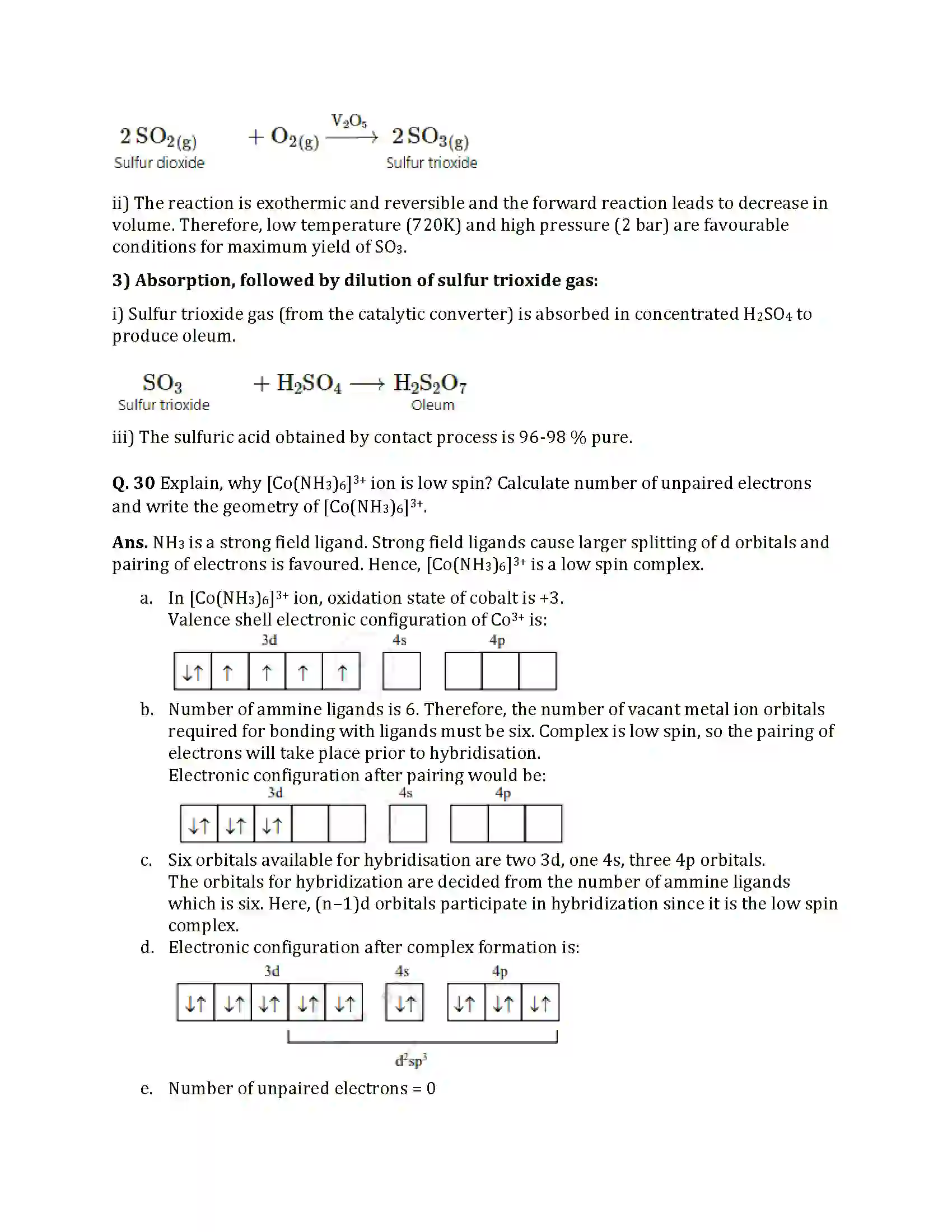 Maharashtra Board Class 12th 2021 Chemistry Sample Paper 18