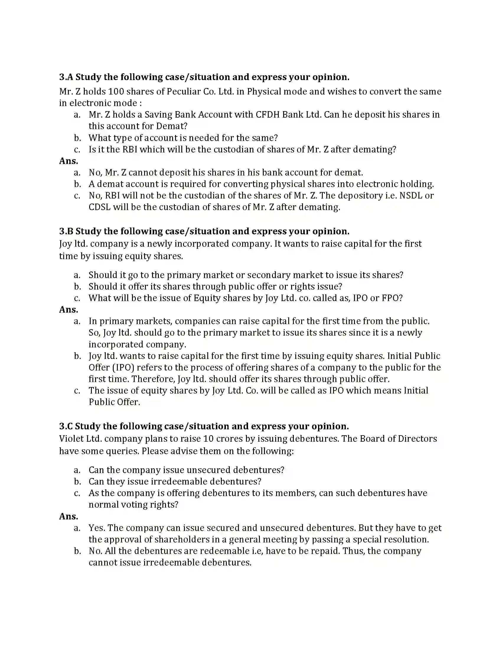 Maharashtra Board Class 12th 2021 Secretarial Practice Sample Paper 5