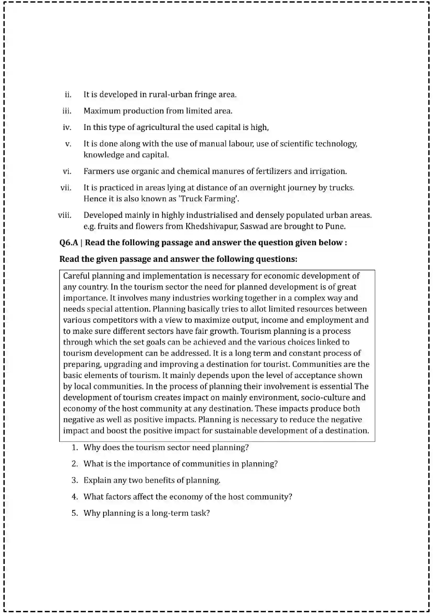 Maharashtra Board Class 12th 2025 Geography Set - 1 - Sample Paper 18