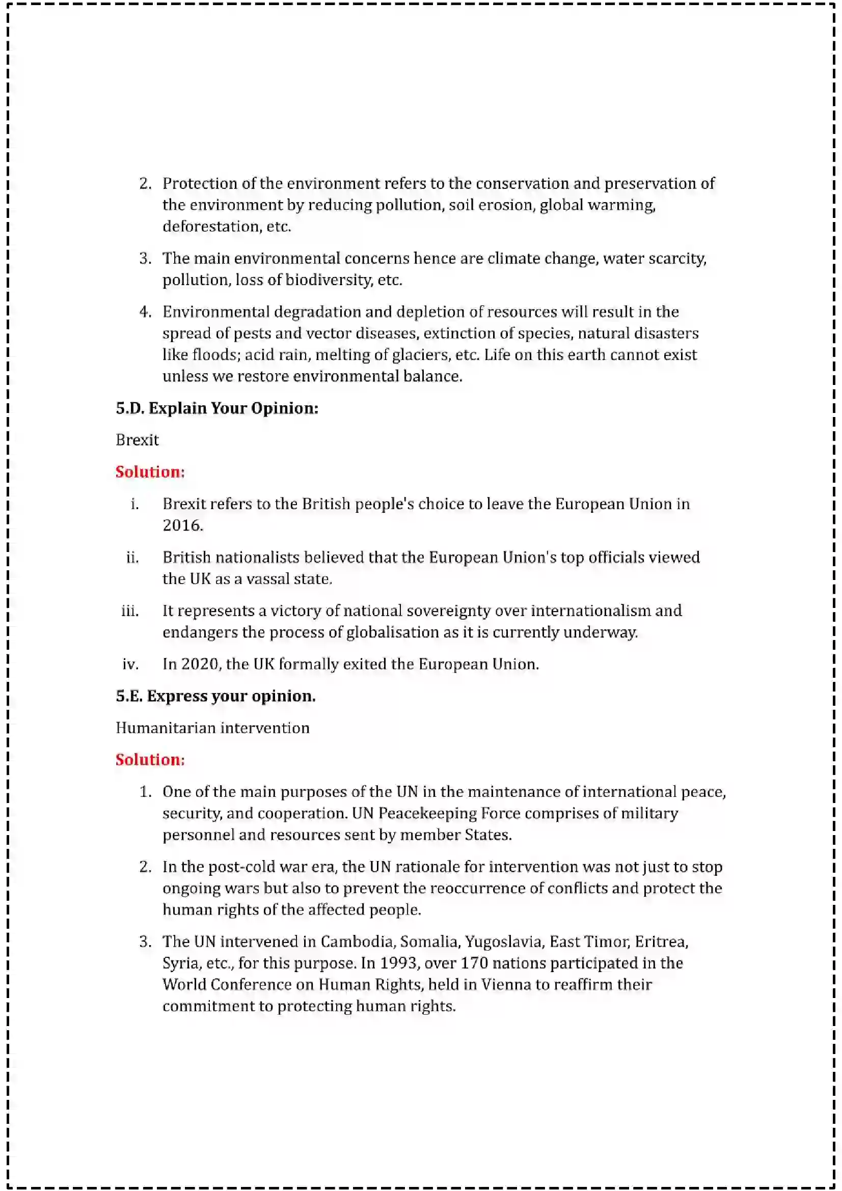 Maharashtra Board Class 12th 2025 Political Science Set - 1 - Sample Paper 13