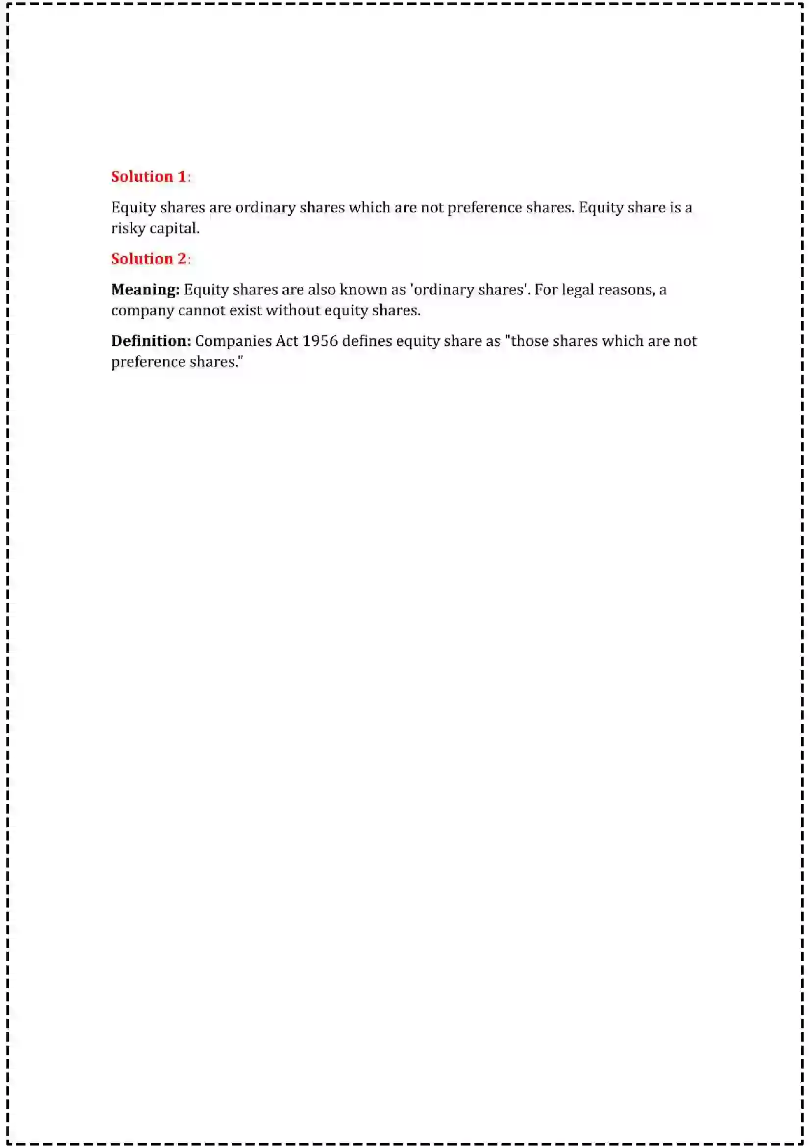 Maharashtra Board Class 12th 2025 Secretarial Practice Set - 1 - Sample Paper 22