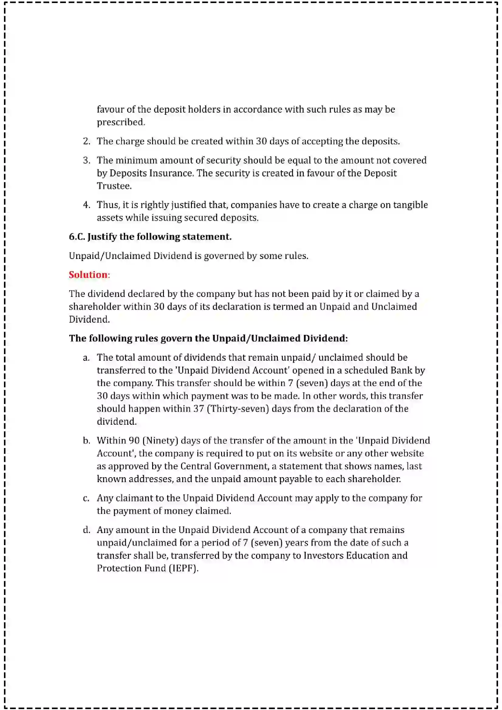 Maharashtra Board Class 12th 2025 Secretarial Practice Set - 2 - Sample Paper 15