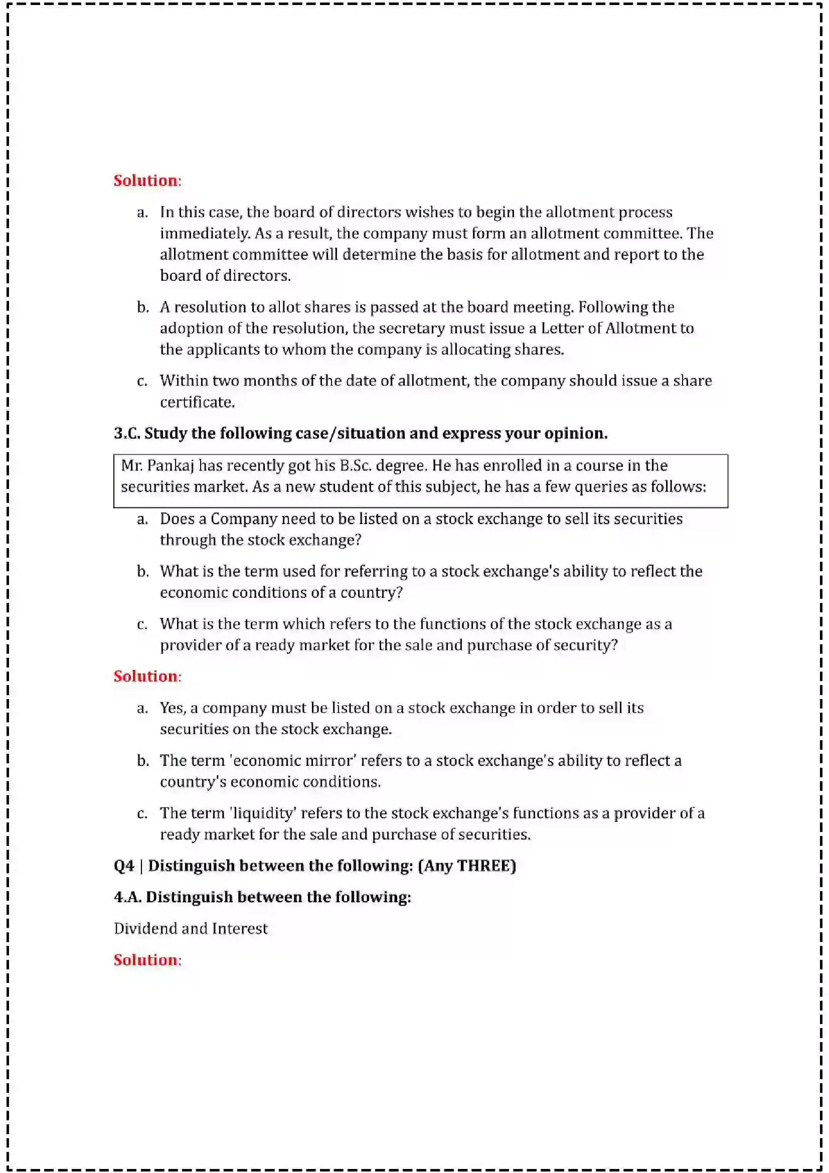 Maharashtra Board Class 12th 2025 Secretarial Practice Set - 2 - Sample Paper 8
