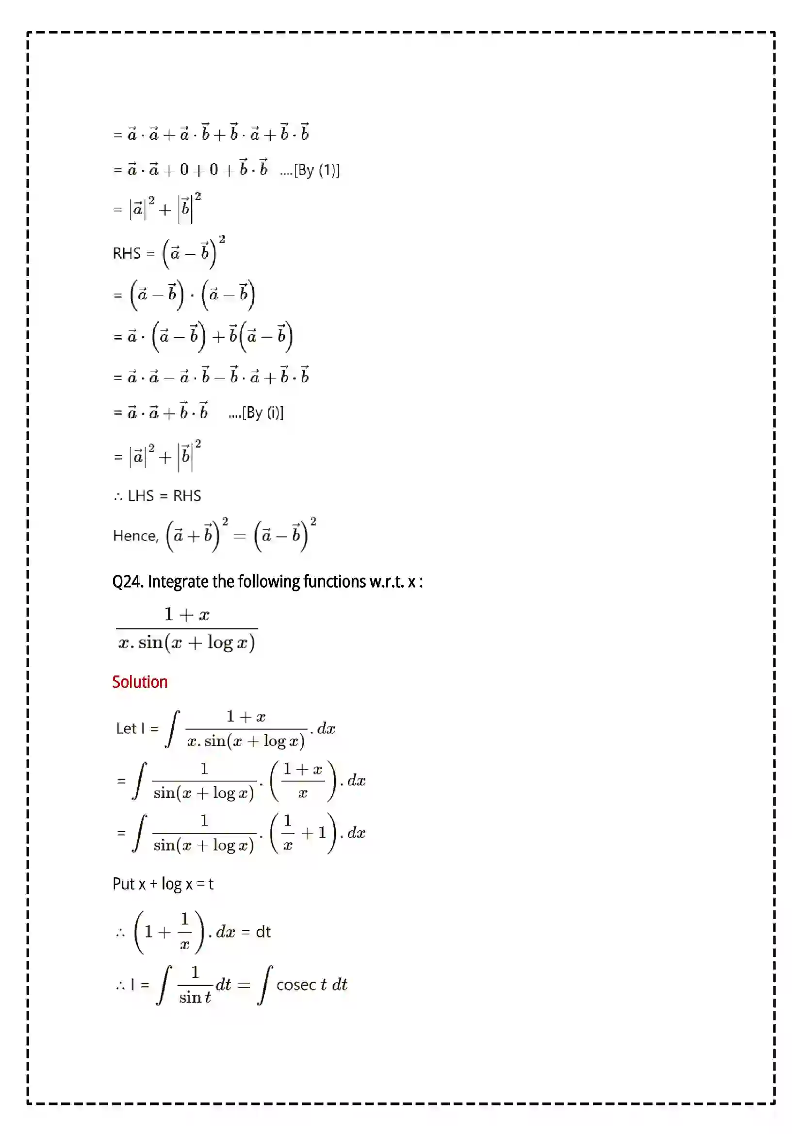 Maharashtra Board Class 12th 2025 Mathematics and Statistics Set - 2 - Sample Paper 22