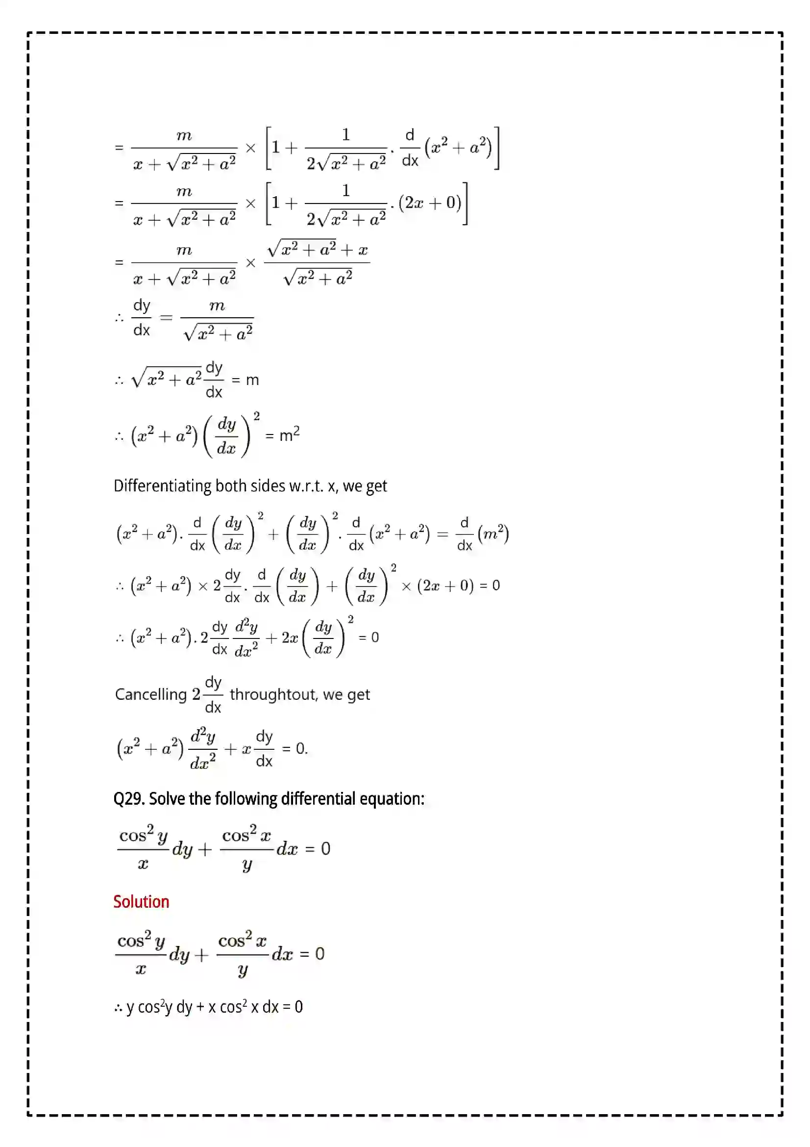 Maharashtra Board Class 12th 2025 Mathematics and Statistics Set - 2 - Sample Paper 28