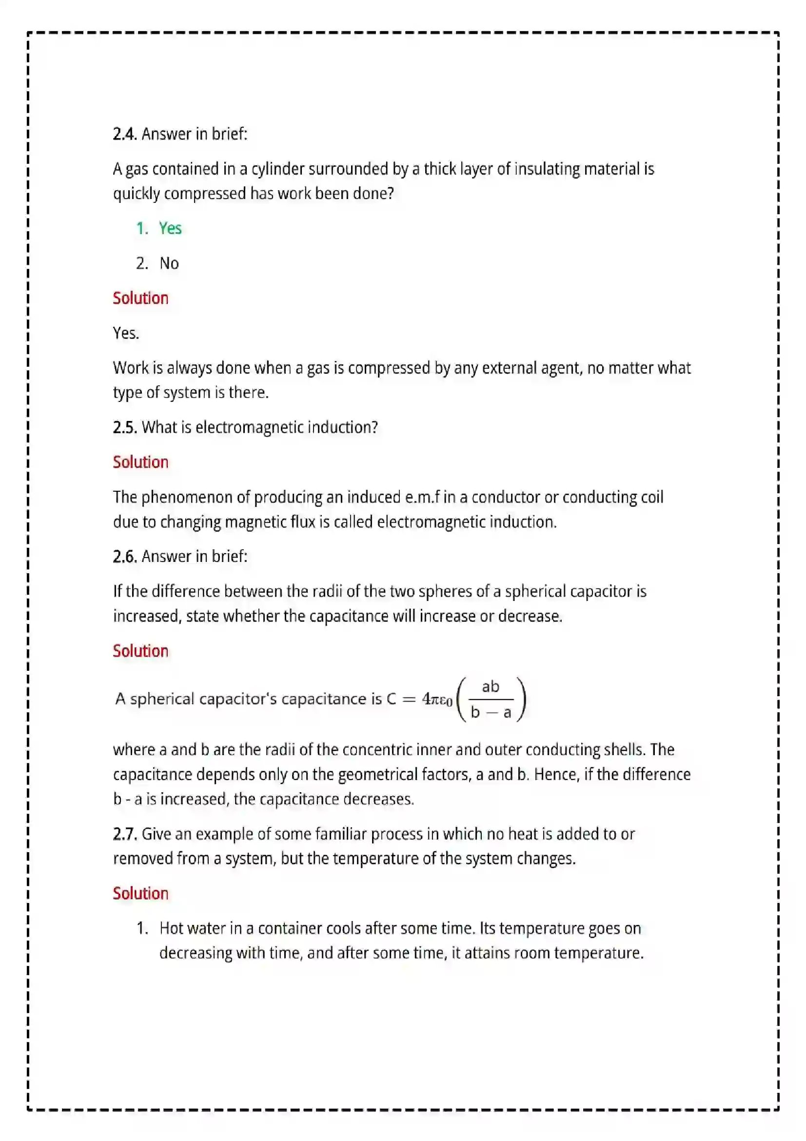 Maharashtra Board Class 12th 2025 Physics Set - 2 - Sample Paper 11