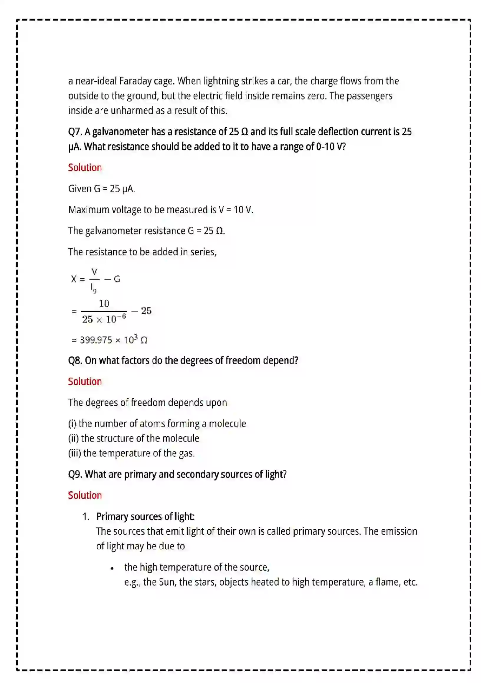 Maharashtra Board Class 12th 2025 Physics Set - 2 - Sample Paper 14