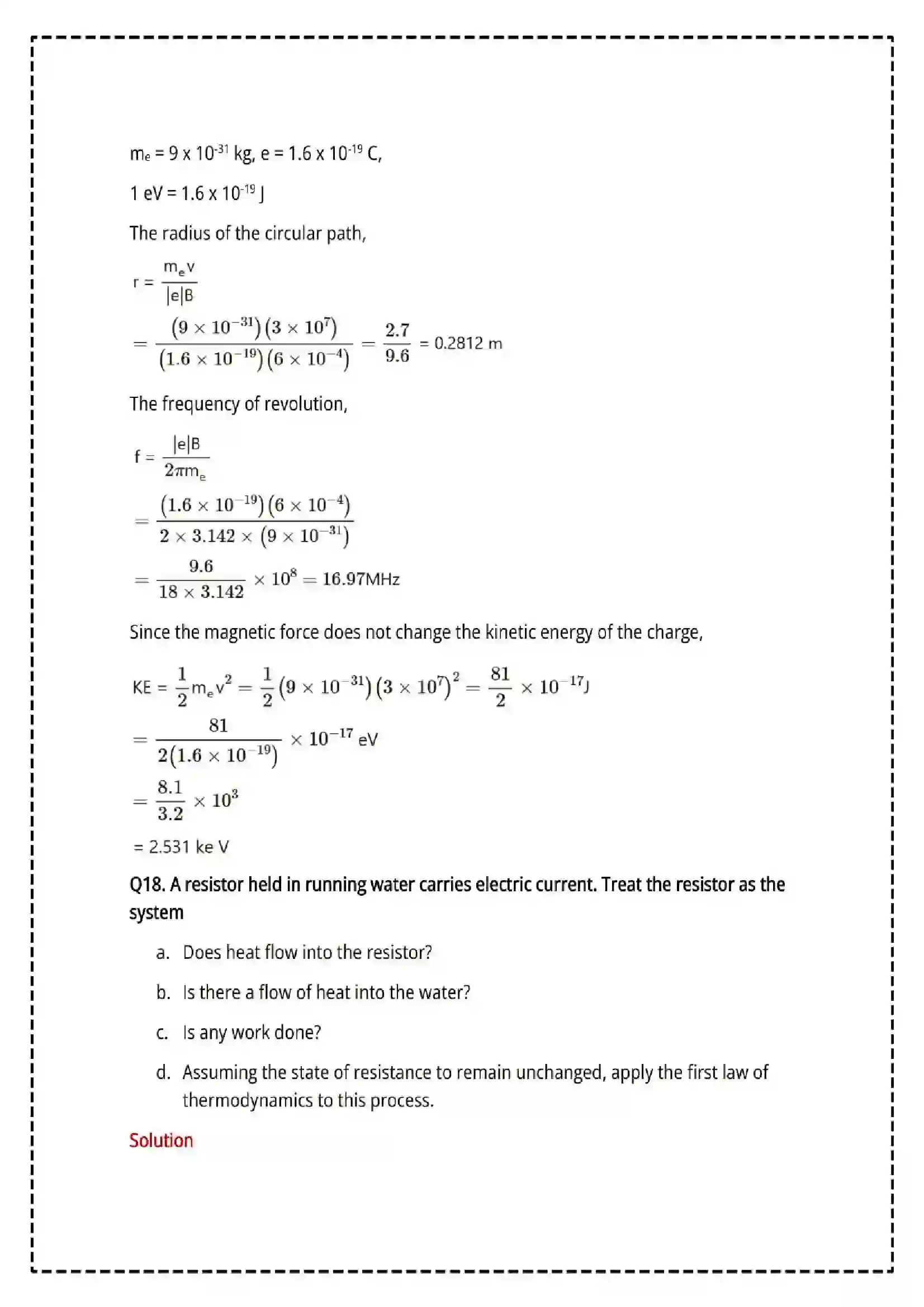 Maharashtra Board Class 12th 2025 Physics Set - 2 - Sample Paper 20