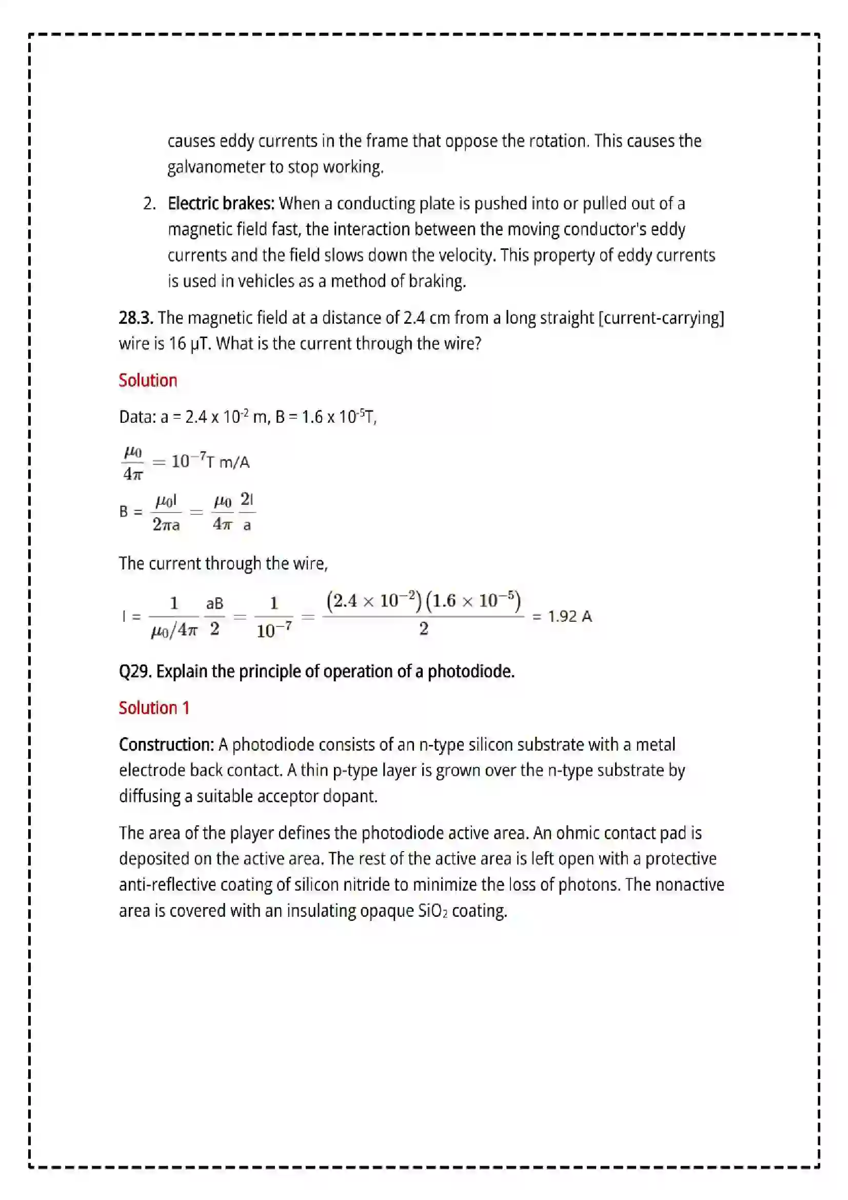 Maharashtra Board Class 12th 2025 Physics Set - 2 - Sample Paper 35