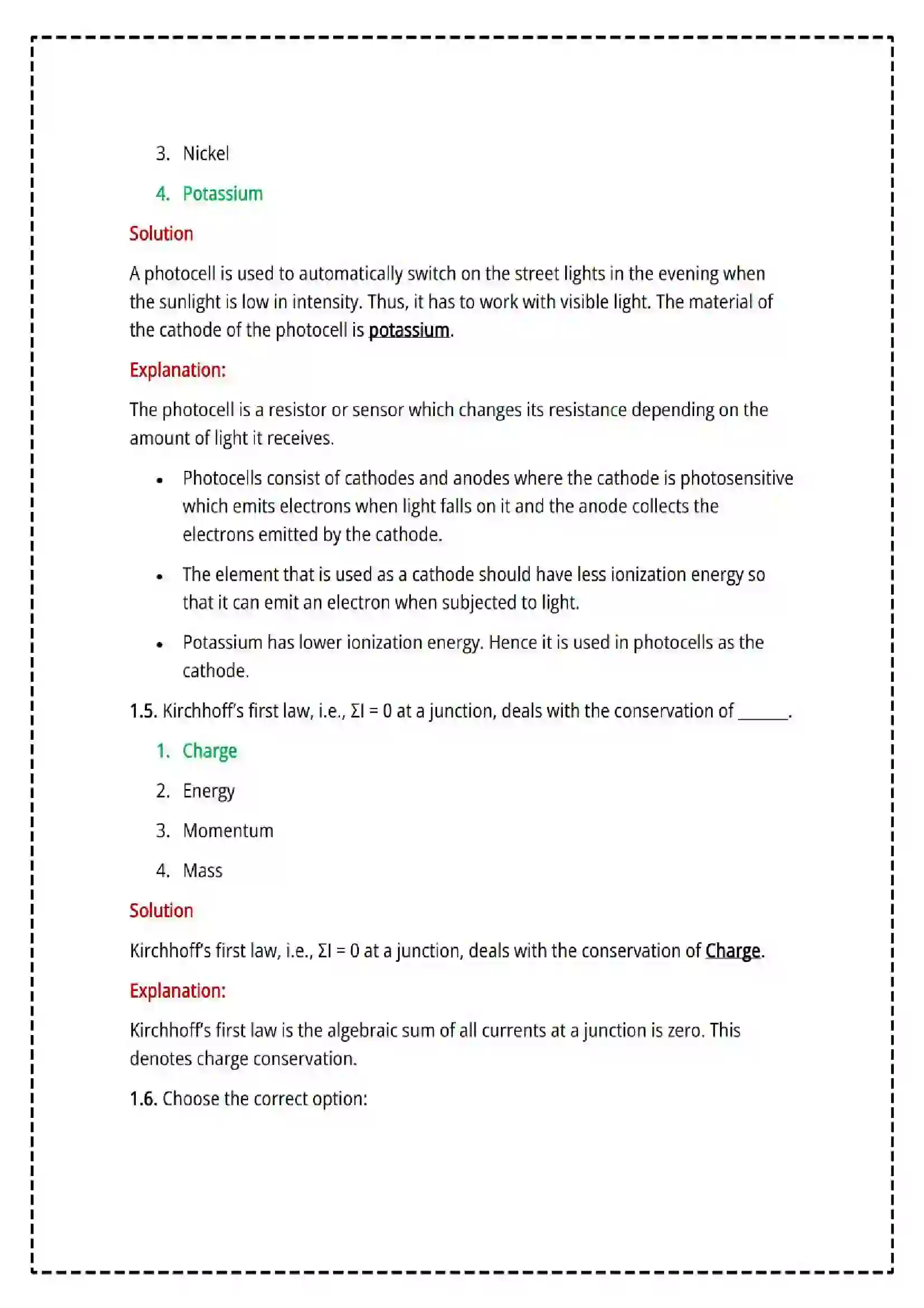 Maharashtra Board Class 12th 2025 Physics Set - 2 - Sample Paper 5
