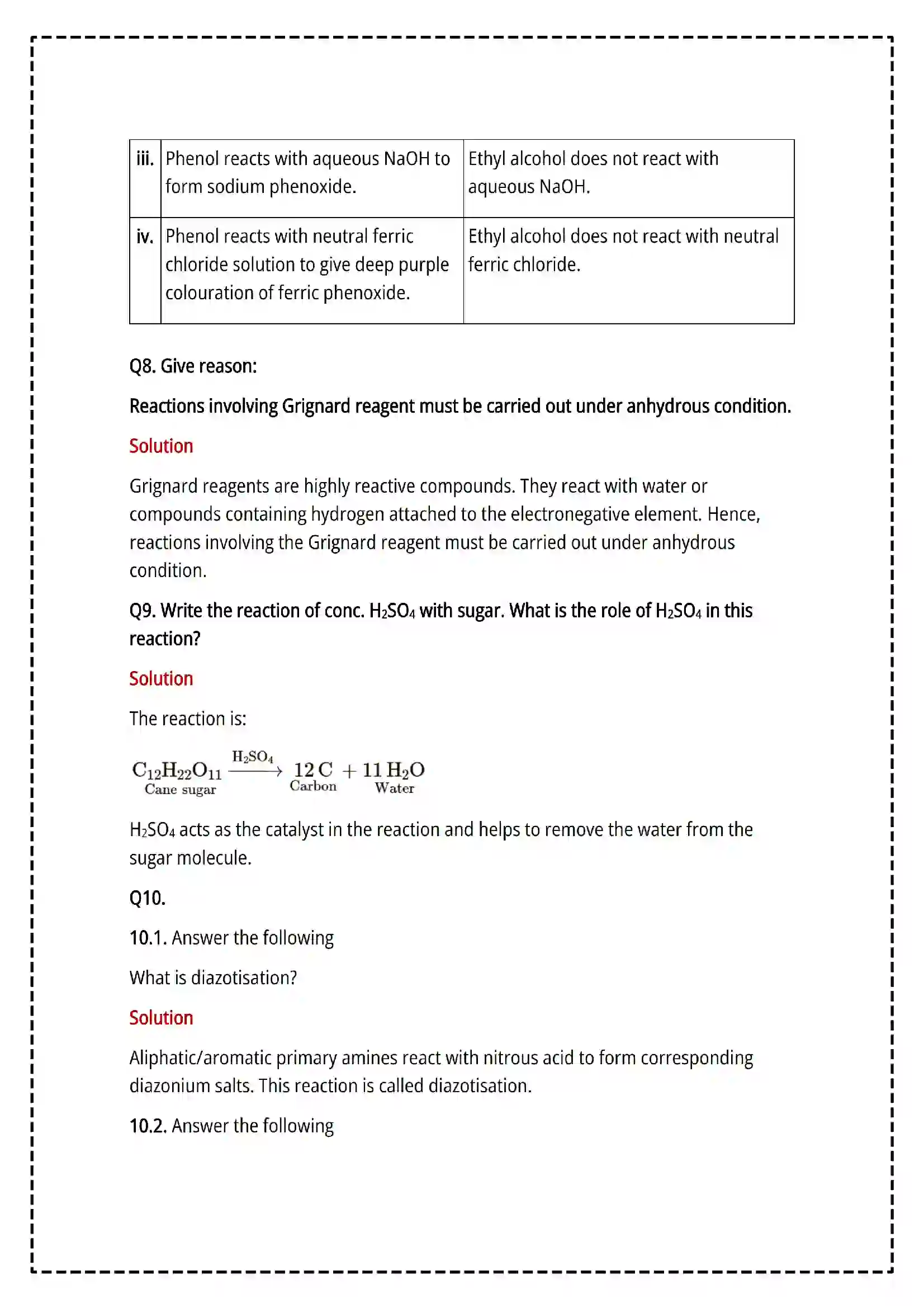 Maharashtra Board Class 12th 2025 Chemistry Set- 1 - Sample Paper 12