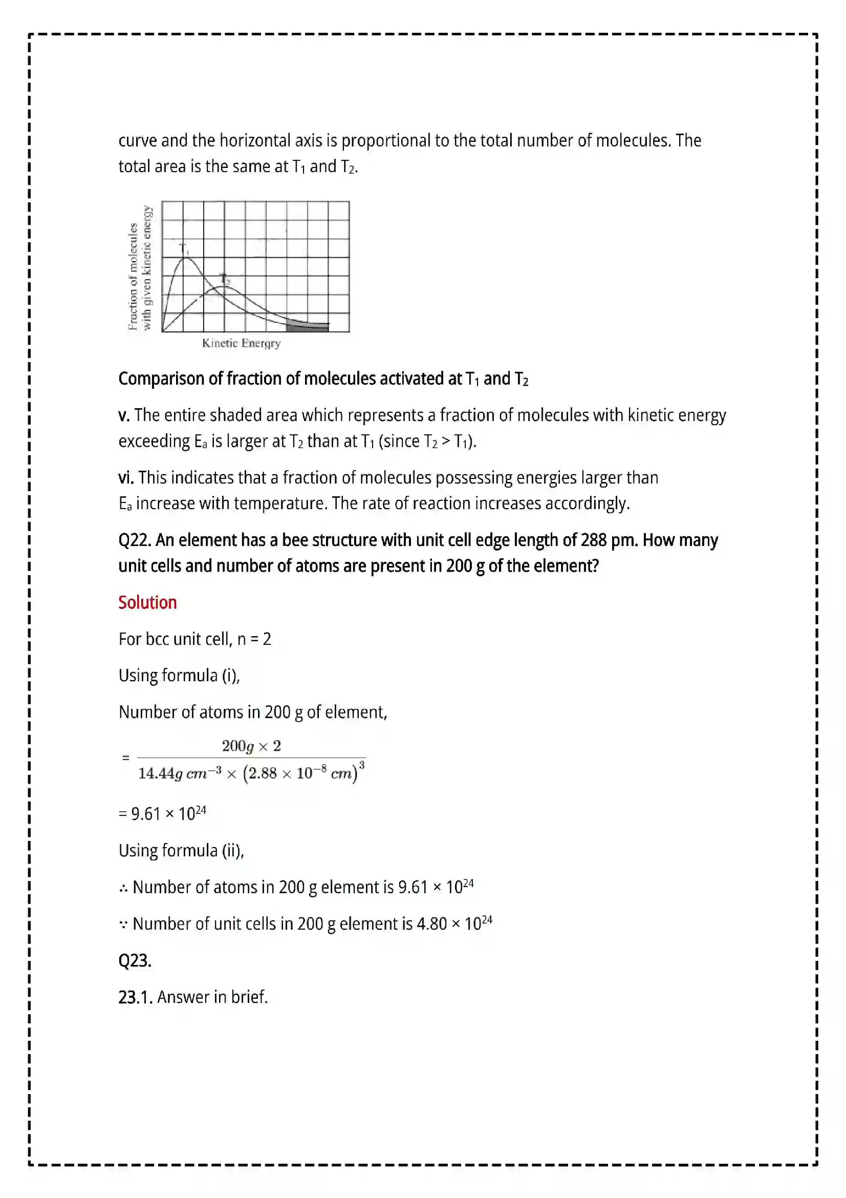 Maharashtra Board Class 12th 2025 Chemistry Set- 1 - Sample Paper 20