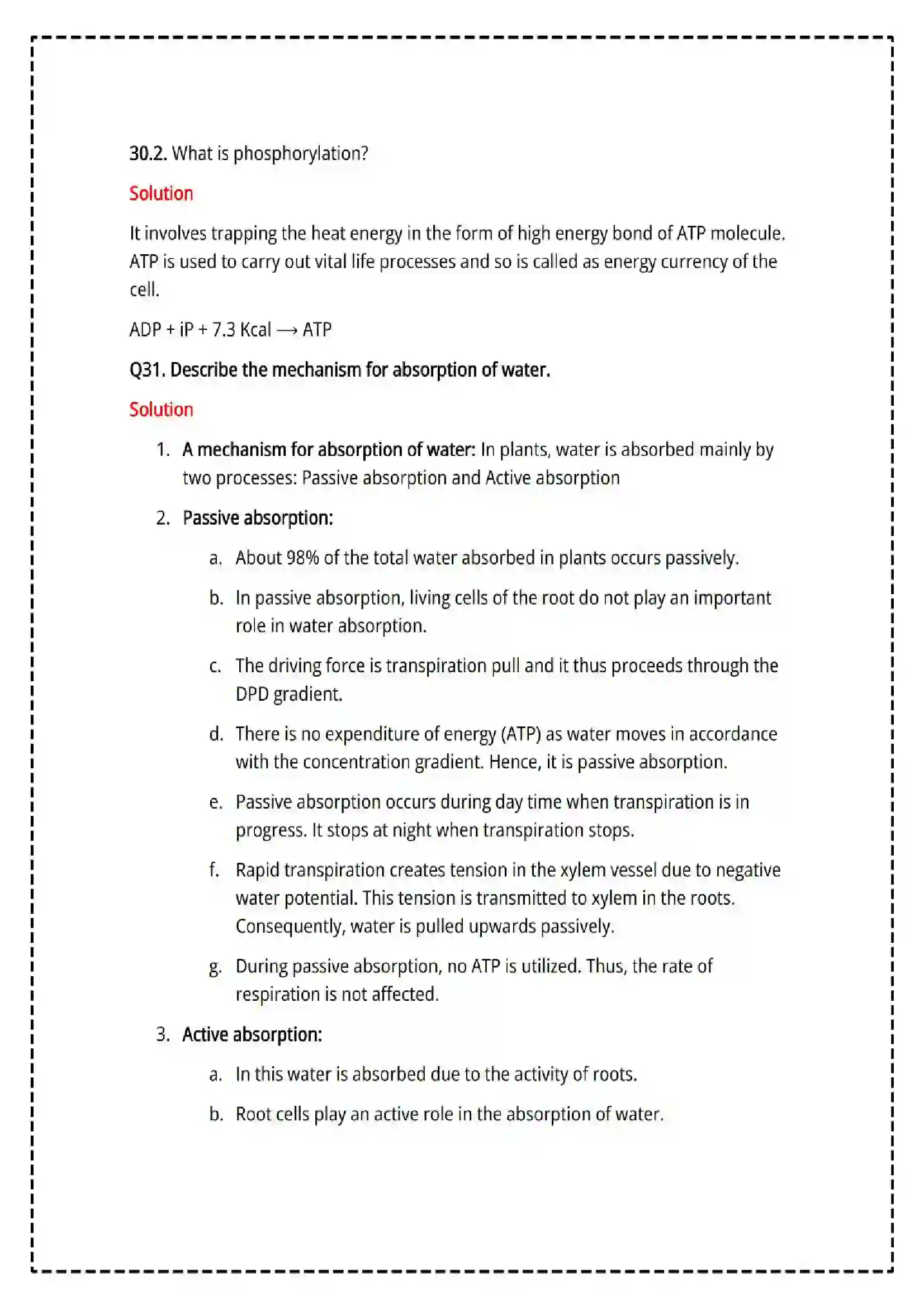 Maharashtra Board Class 12th 2025 Biology Set - 2 - Sample Paper 21