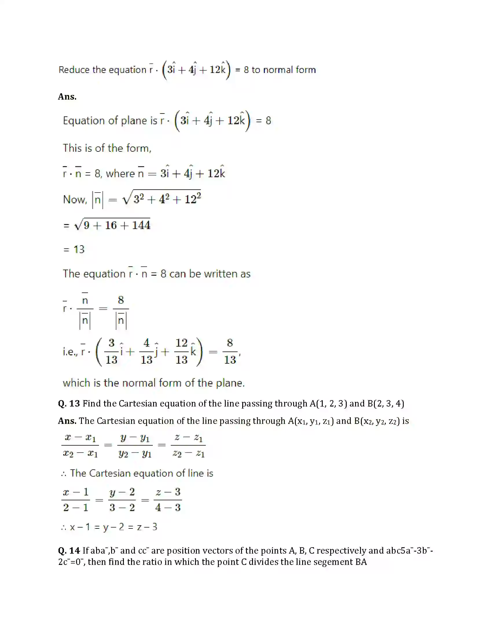 Maharashtra Board Class 12th 2025 Maths Sample Paper 12