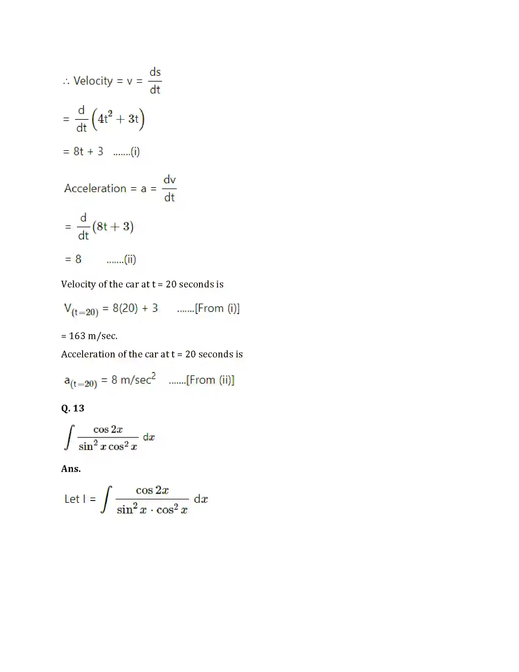 Maharashtra Board Class 12th 2025 Maths Set 1 Sample Paper 13