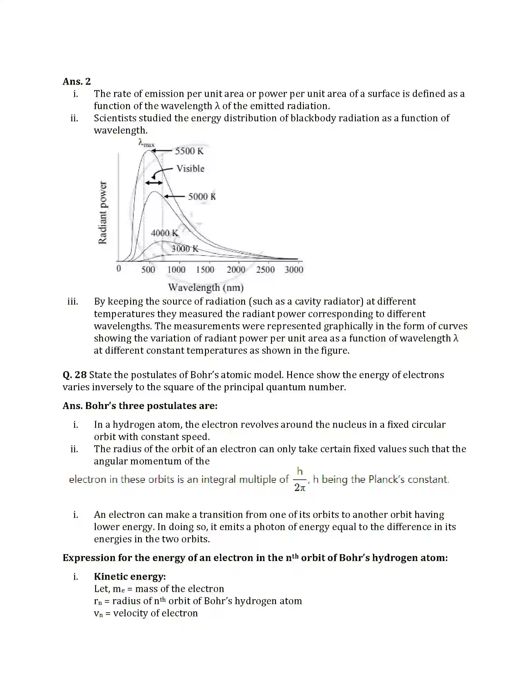 Maharashtra Board Class 12th 2025 Physics Sample Paper 27