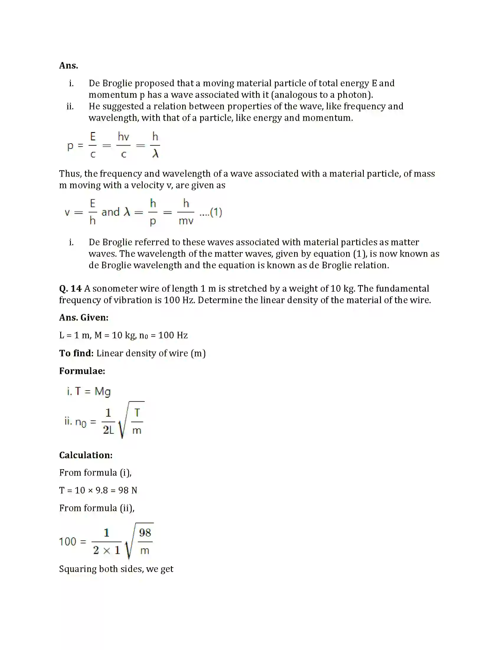 Maharashtra Board Class 12th 2025 Physics Set 1 Sample Paper 10
