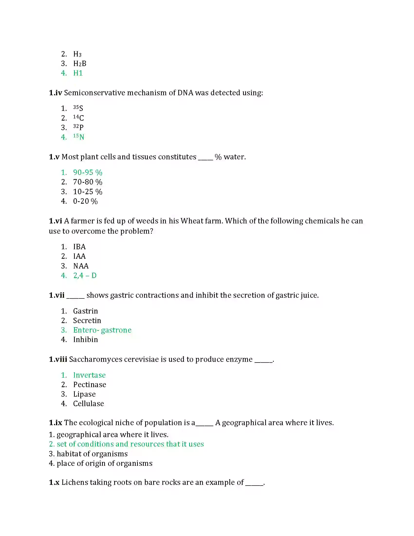 Maharashtra Board Class 12th 2025 Biology Sample Paper 2