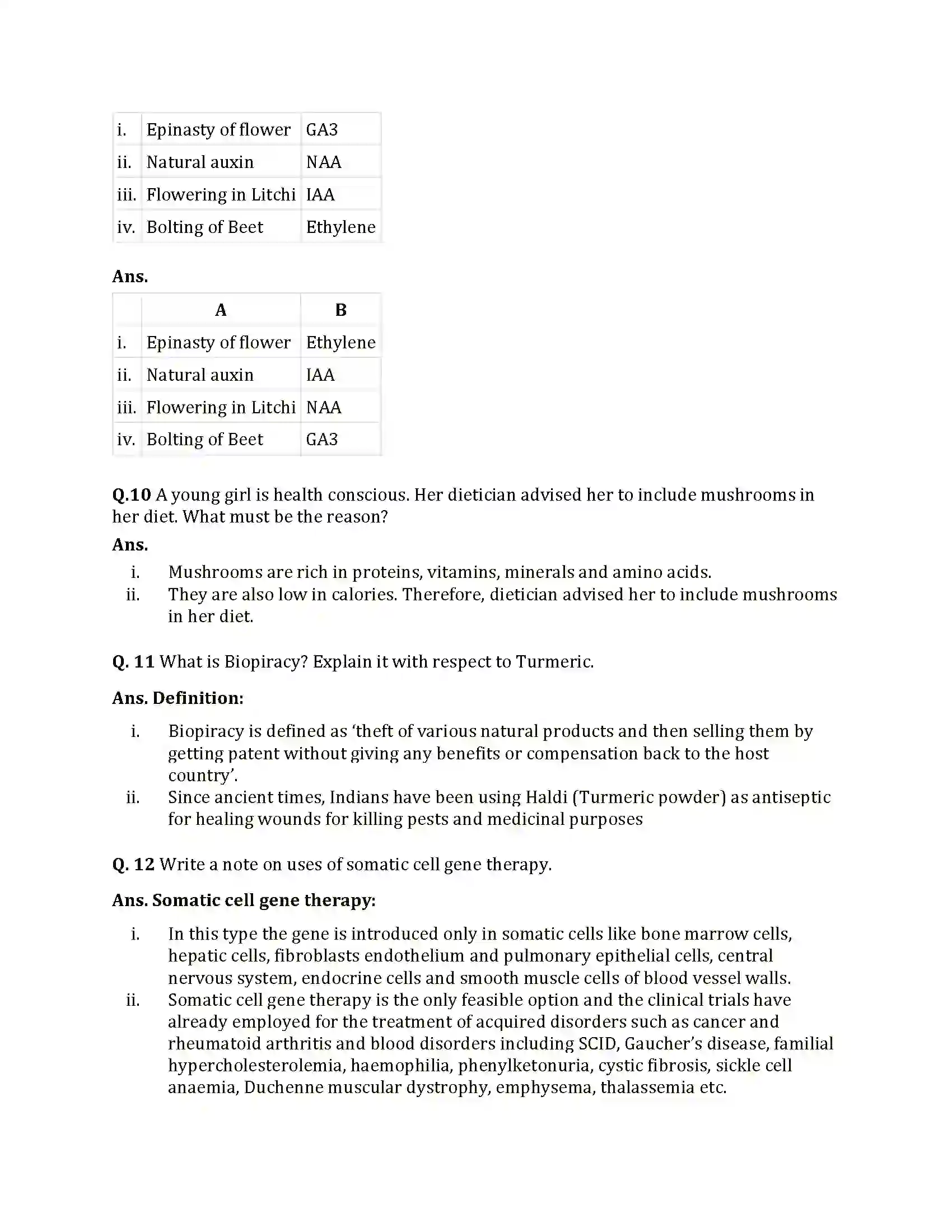 Maharashtra Board Class 12th 2025 Biology Sample Paper 7