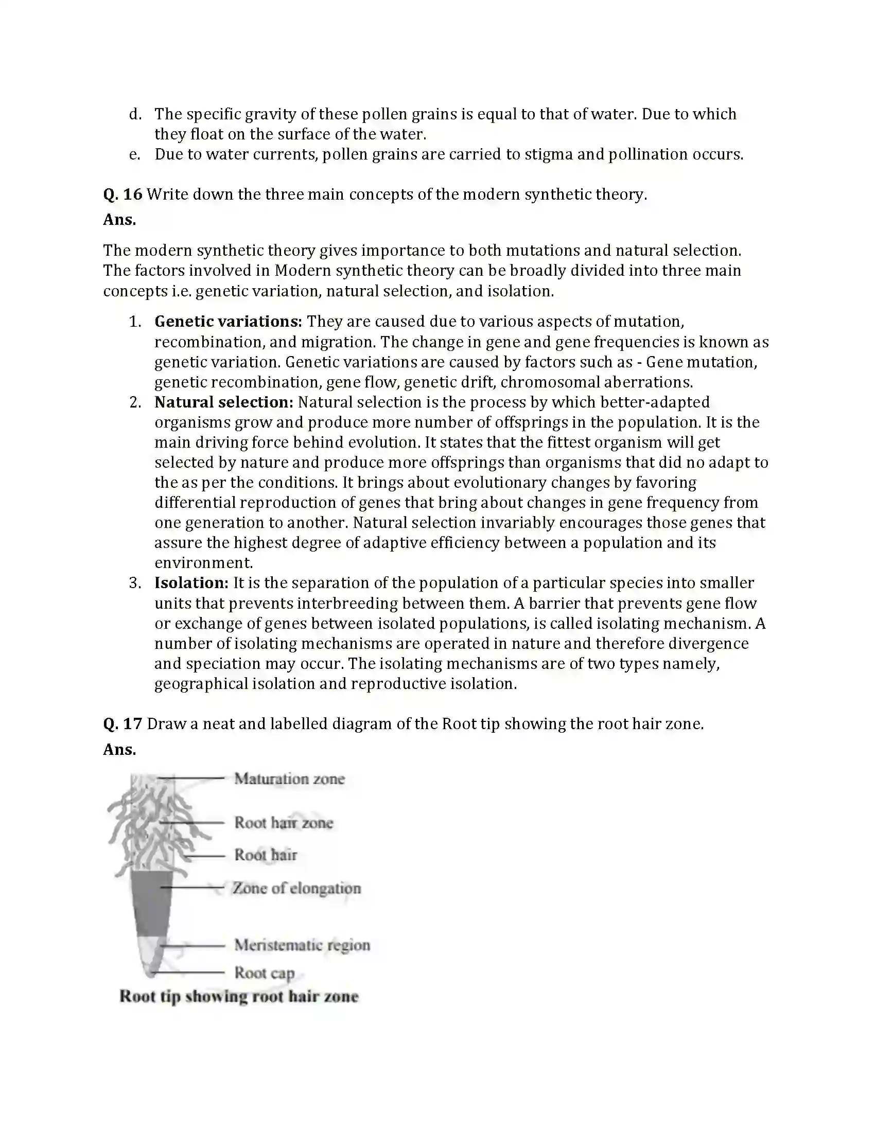 Maharashtra Board Class 12th 2025 Biology Sample Paper 9