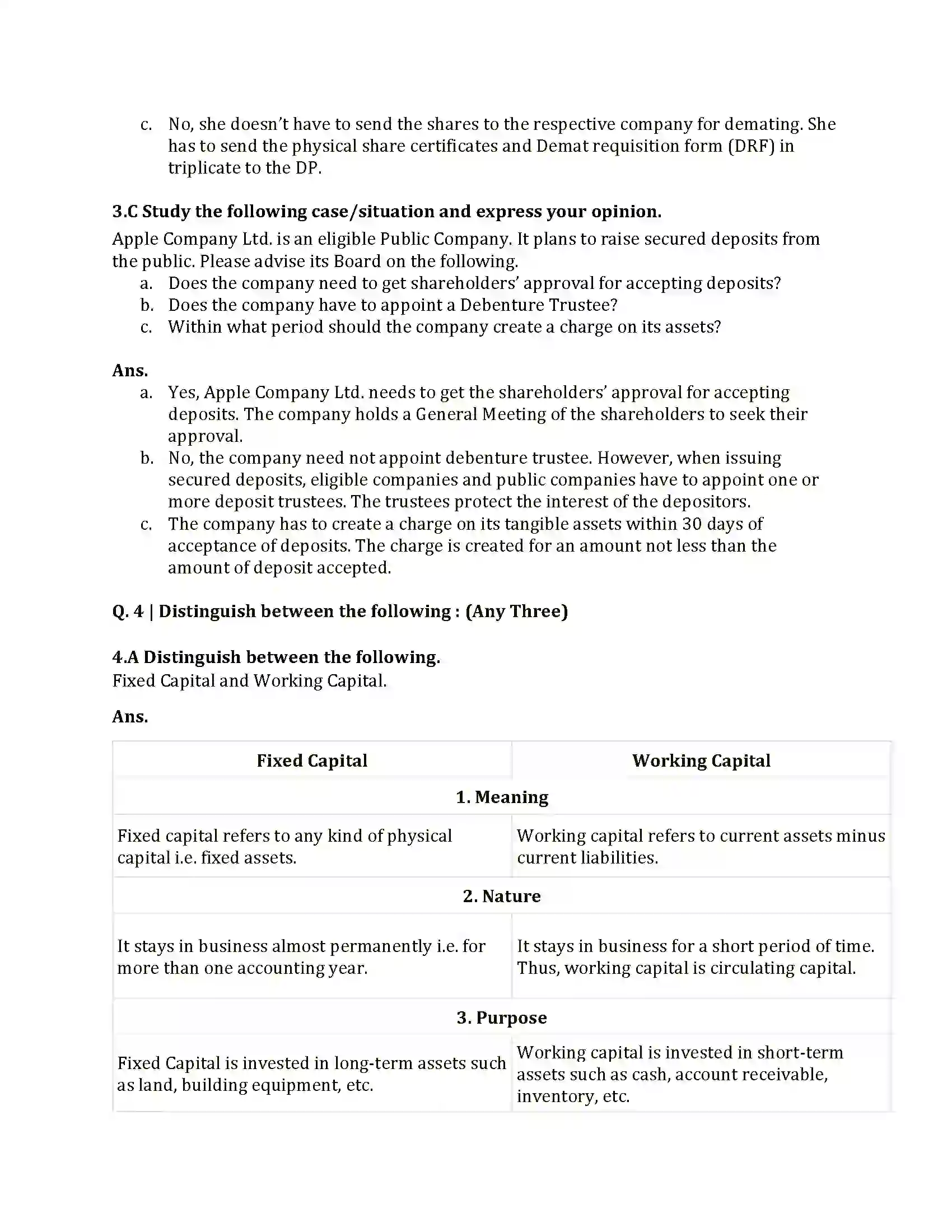 Maharashtra Board Class 12th 2025 Secretarial Practice Sample Paper 6