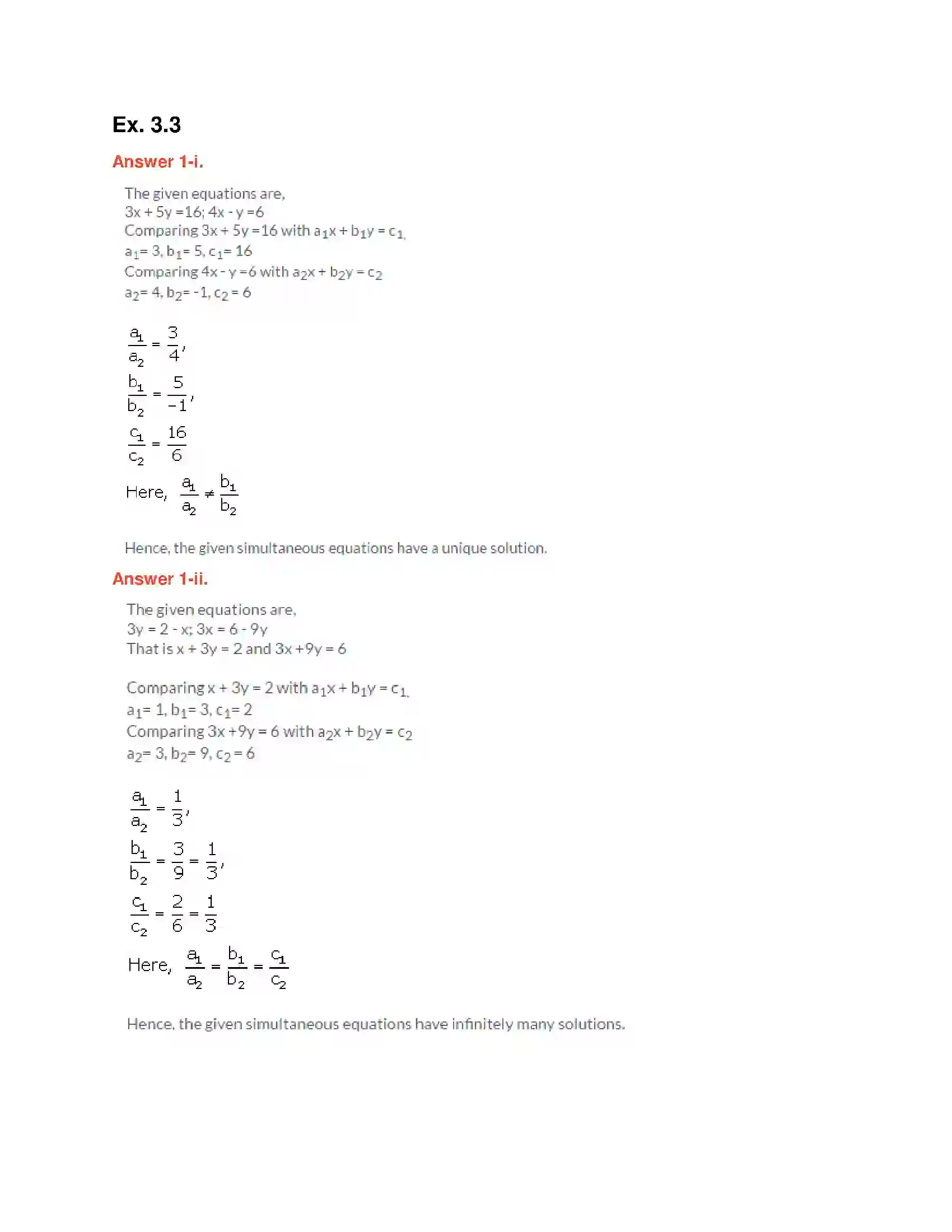 Maharashtra Board Class 10th Algebra - English Medium Linear Equations in Two Variables Solution 11
