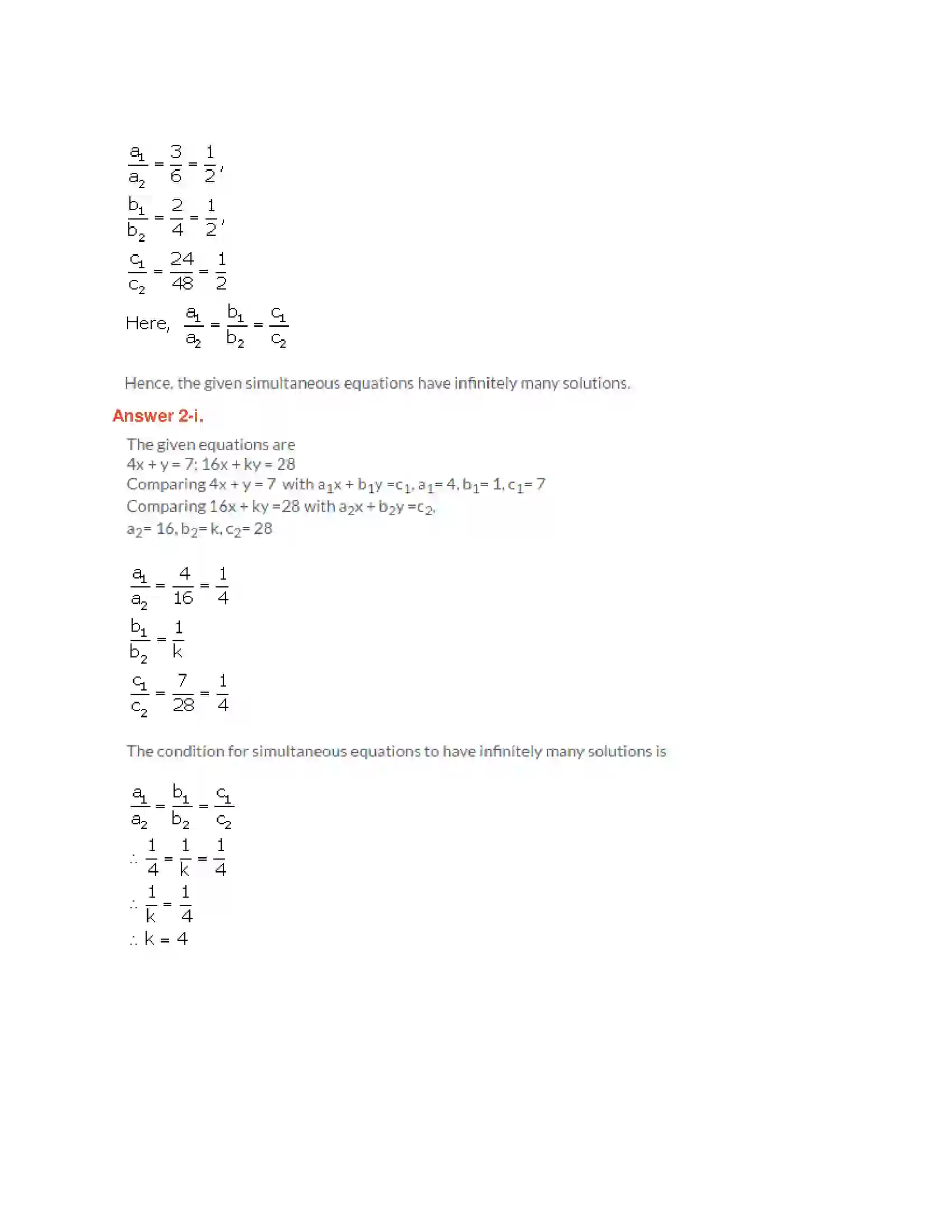 Maharashtra Board Class 10th Algebra - English Medium Linear Equations in Two Variables Solution 14